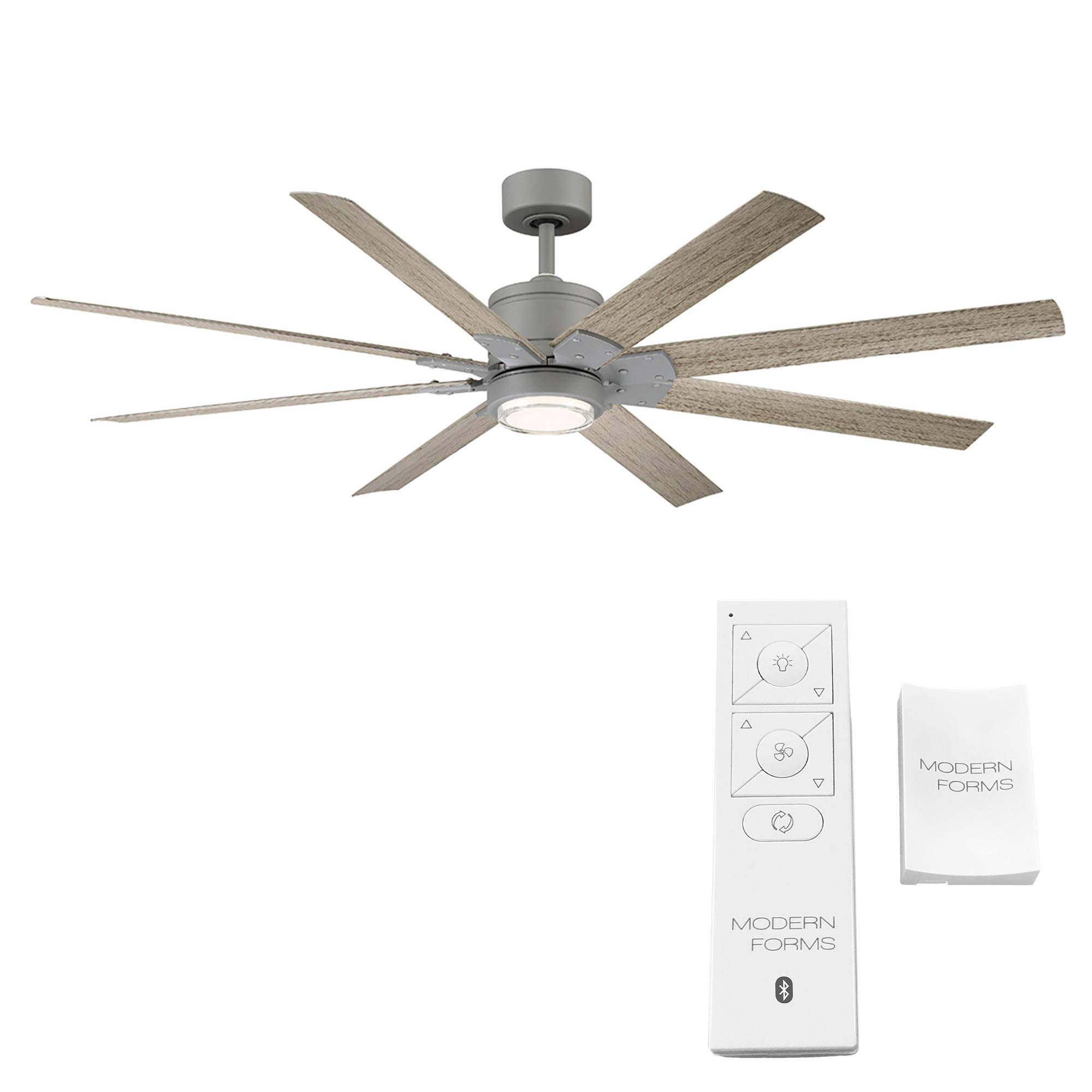 Renegade 66in Smart Ceiling Fan with LED Light Kit, Remote Control, Alexa & App Integration, Ideal for Living Room, Bedroom, and Outdoor Spaces