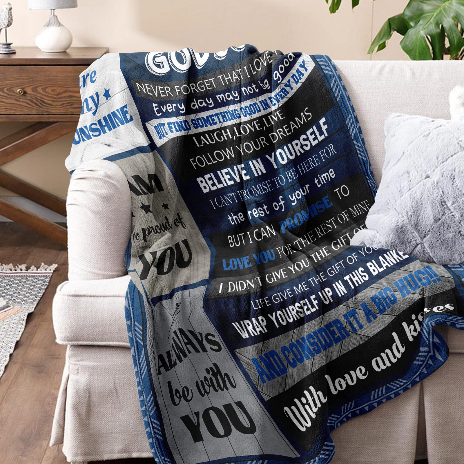 Godson Baptism Blanket - 60
