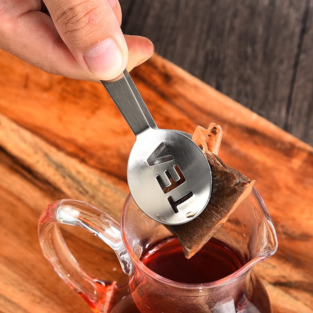 3 Pcs Stainless Steel Tea Bag Tongs - Tea Bag Squeezer & Sugar Candy Ice Tongs - Perfect for Brewing Tea, Serving Desserts & Cocktail Garnishing