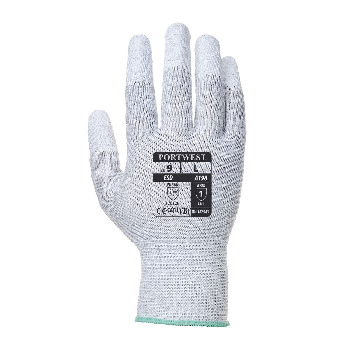 Antistatic PU Fingertip Gloves for Electronics - Touchscreen Compatible, Anti-Scratch Protection for Smartphones, Tablets & Computer Repair (Style A198) - Perfect for Tech Work, Gaming & Precision Handling