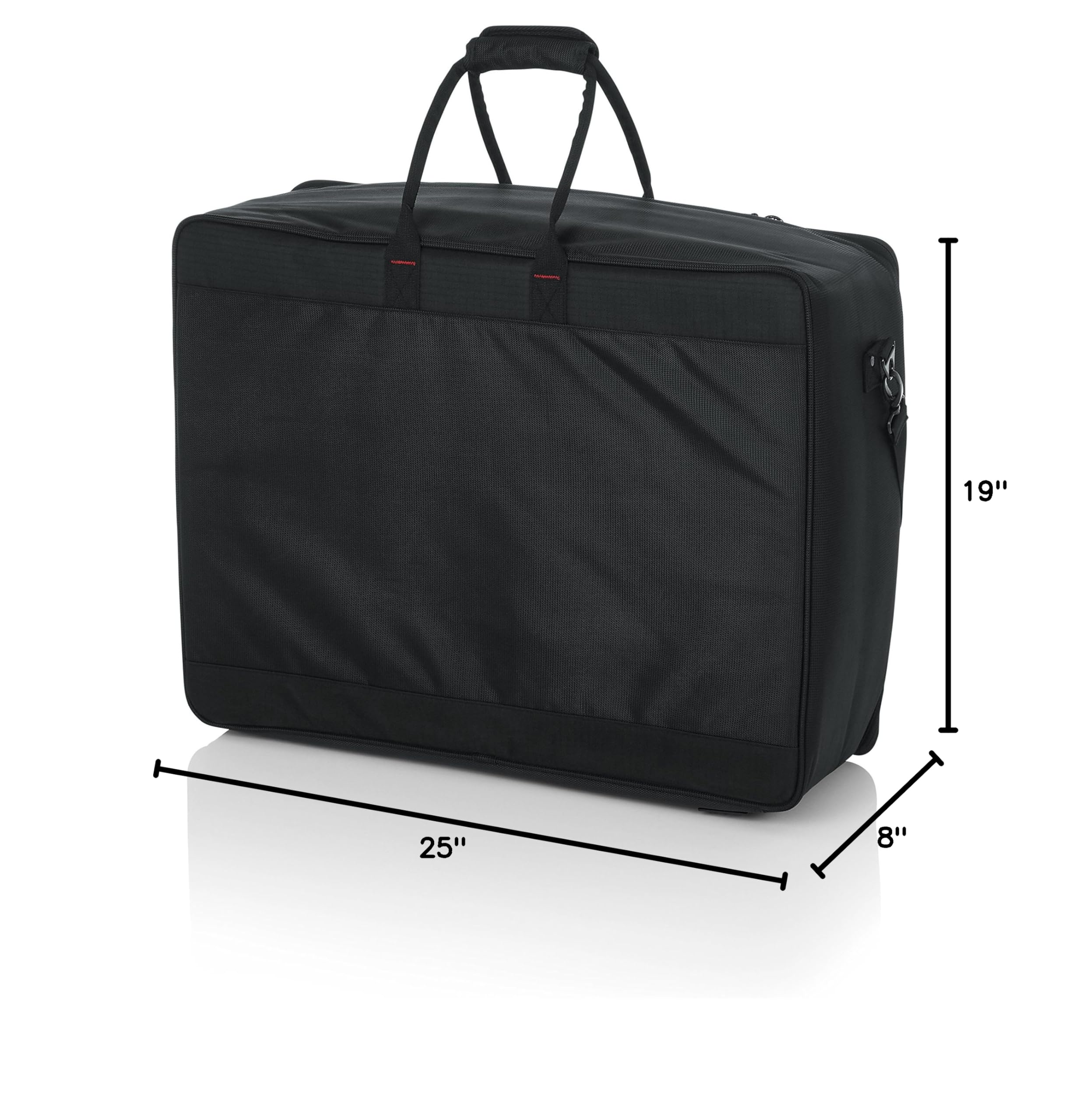 Gator G-MIXERBAG-2519 Professional Mixer Bag for DJs & Musicians - Durable Equipment Case for Audio Mixers, Perfect for Live Performances & Studio Use