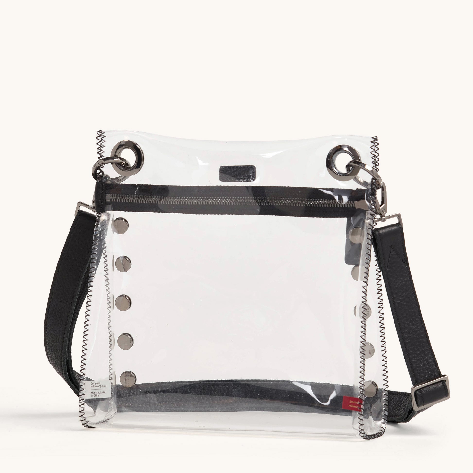 Tony Sunglasses - Clear Black/Gunmetal Frame - Medium Size - Perfect for Outdoor Sports & Fashion Accessories