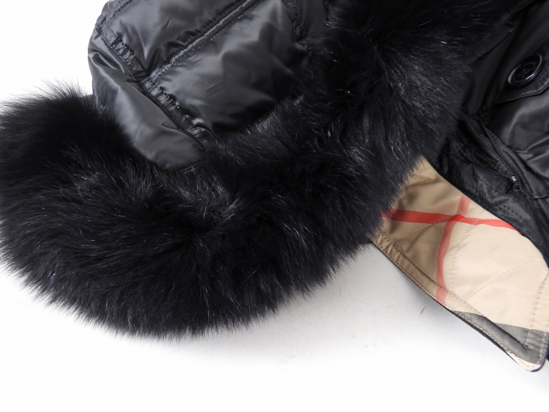 Burberry Black Down Chesterford Puffer Coat with Hood - Women's Winter Jacket, Size M (US 6/8) | Waterproof Warm Parka for Cold Weather, Outdoor Activities & Fashion Streetwear
