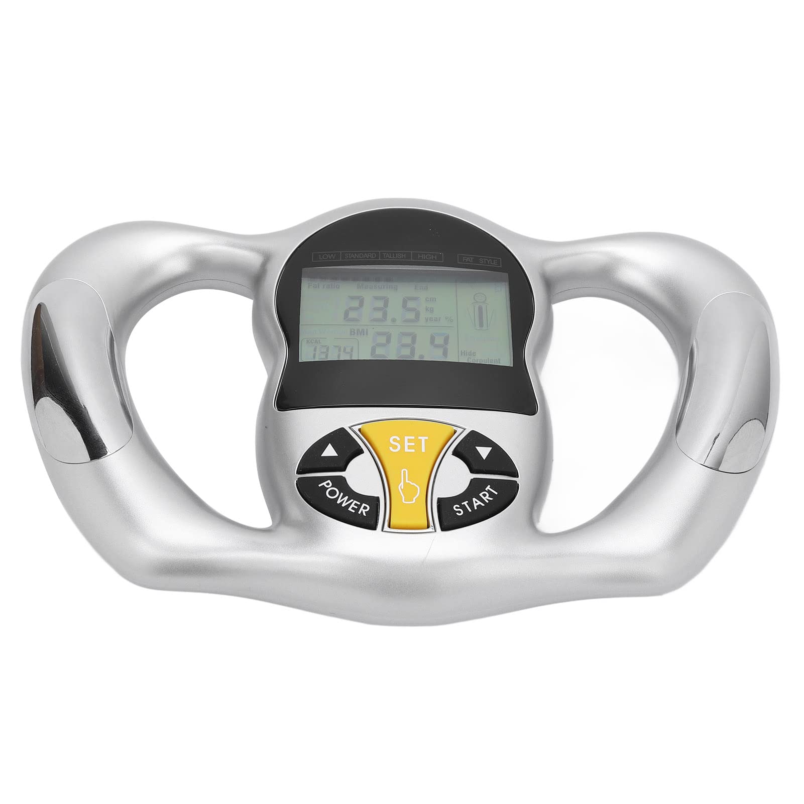 Portable Digital Body Fat Analyzer - Handheld Body Fat Loss Monitor & Health Tracker for Home Gym Fitness Weight Management