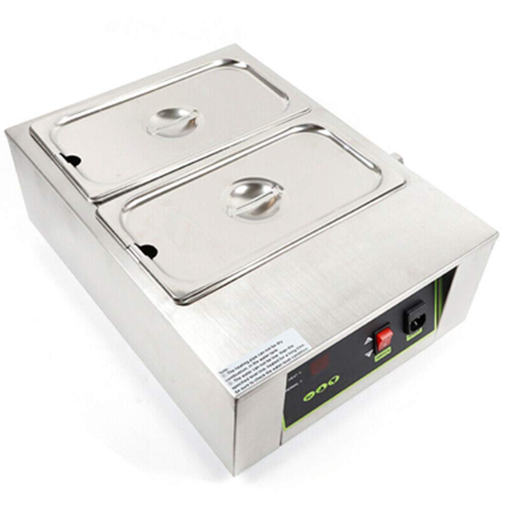 Commercial & Home Electric Chocolate Melting Pot Machine - 22 LB Capacity Chocolate Warmer, Heater & Tempering Furnace for Bakeries, Candy Shops, DIY Desserts & Chocolate Making at Home