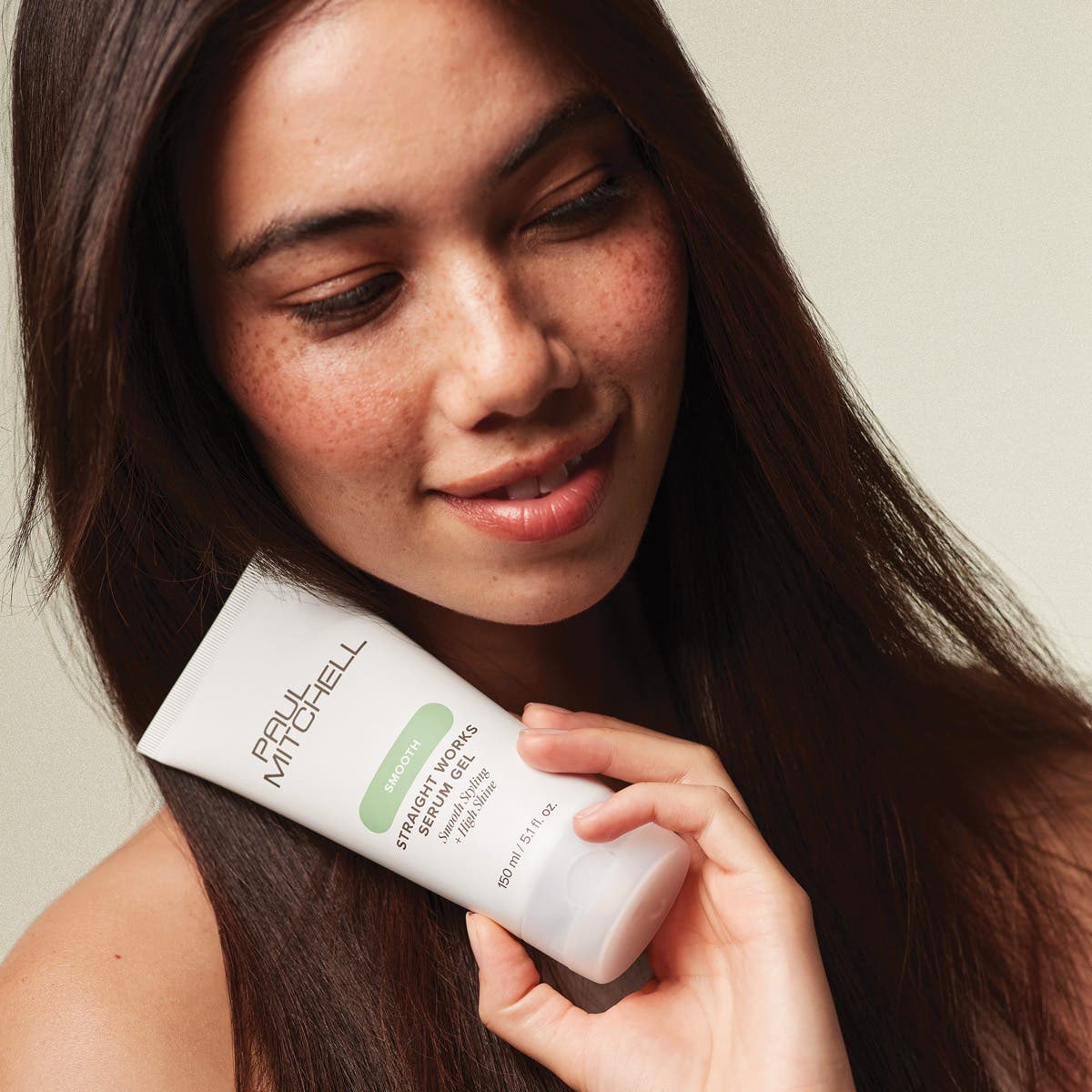 Straight Works Serum Gel for Smooth & Silky Hair - Perfect for Daily Styling & Frizz Control