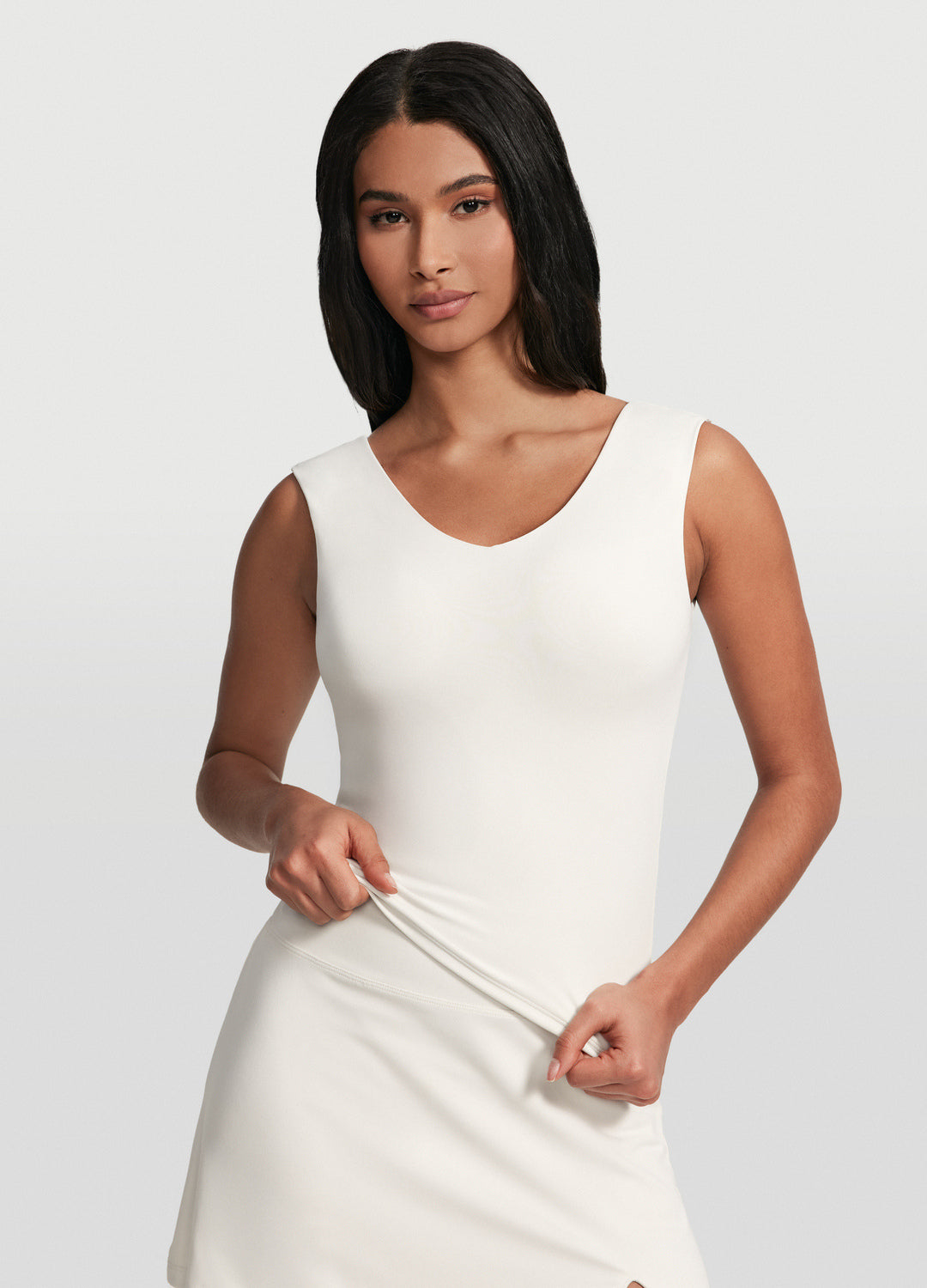 Open Back V Neck Top for Women - Sexy Summer Blouse, Breathable Lace Sleeveless Shirt - Perfect for Beach, Party, and Date Night Outfits