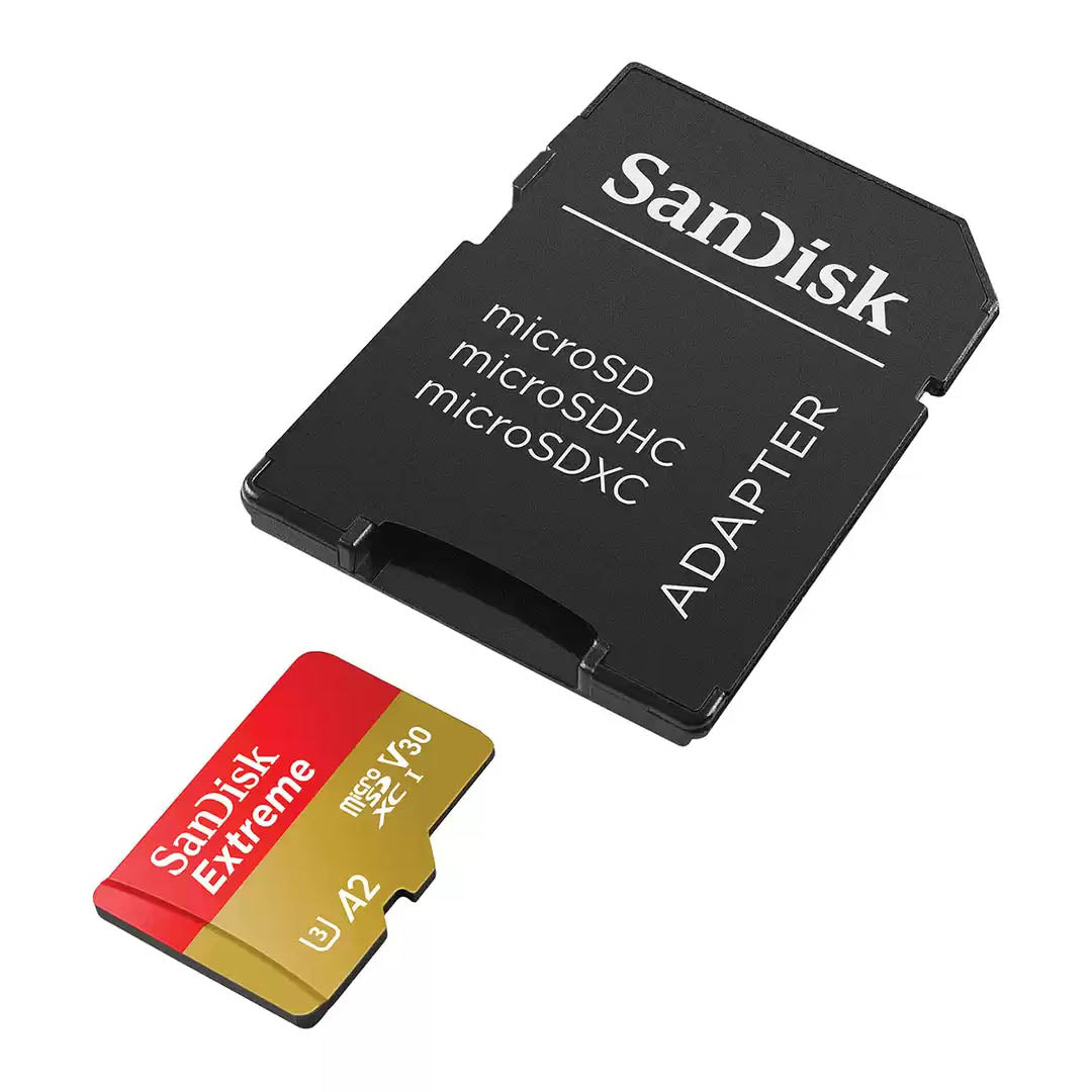 256GB Extreme MicroSDXC UHS-I U3 V30 Memory Card - 170MB/s Read Speed - High Performance for 4K Video, Drones, Action Cameras & Gaming Consoles