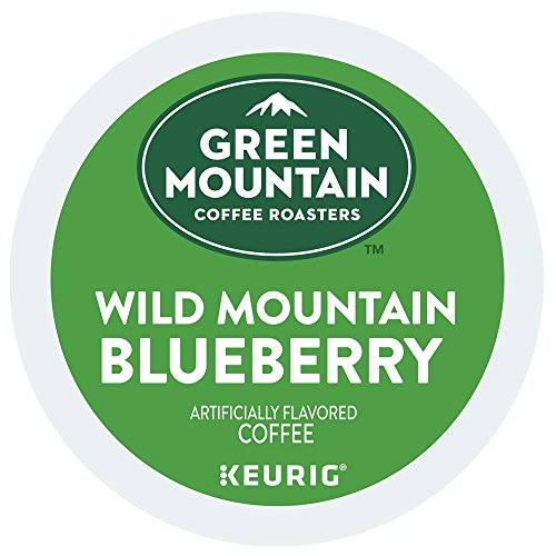 Fair Trade Wild Mountain Blueberry Flavored Coffee Pods for Keurig K-Cup Brewers - Perfect for Breakfast, Office & Home Brewing
