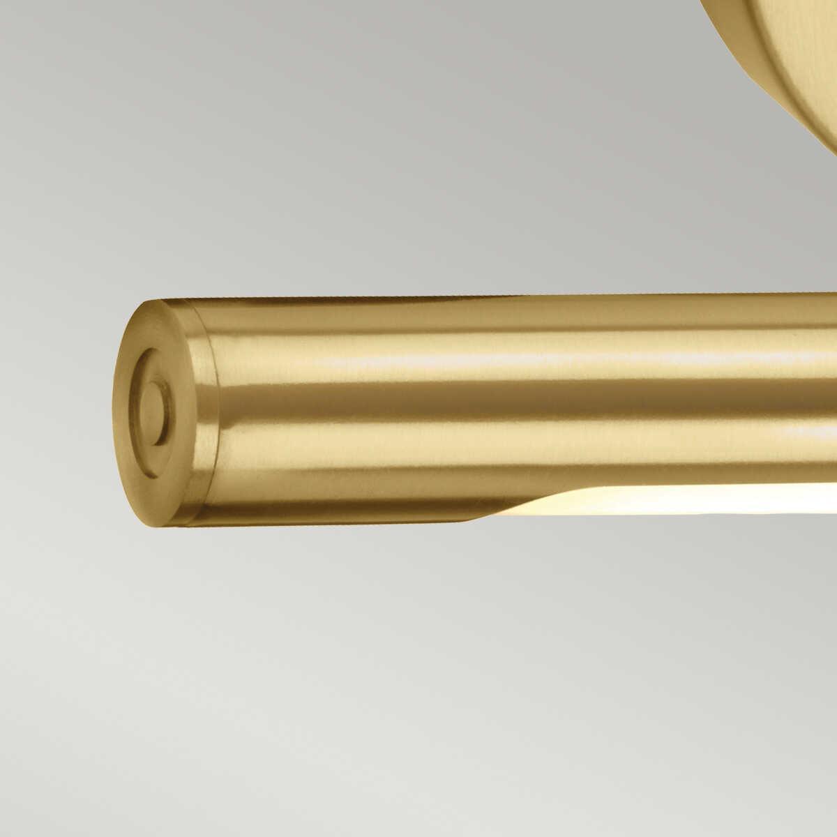 Alton 1 Light Small LED Brushed Brass Picture Light - Wall Mounted Artwork Lighting for Paintings, Photos & Home Decor