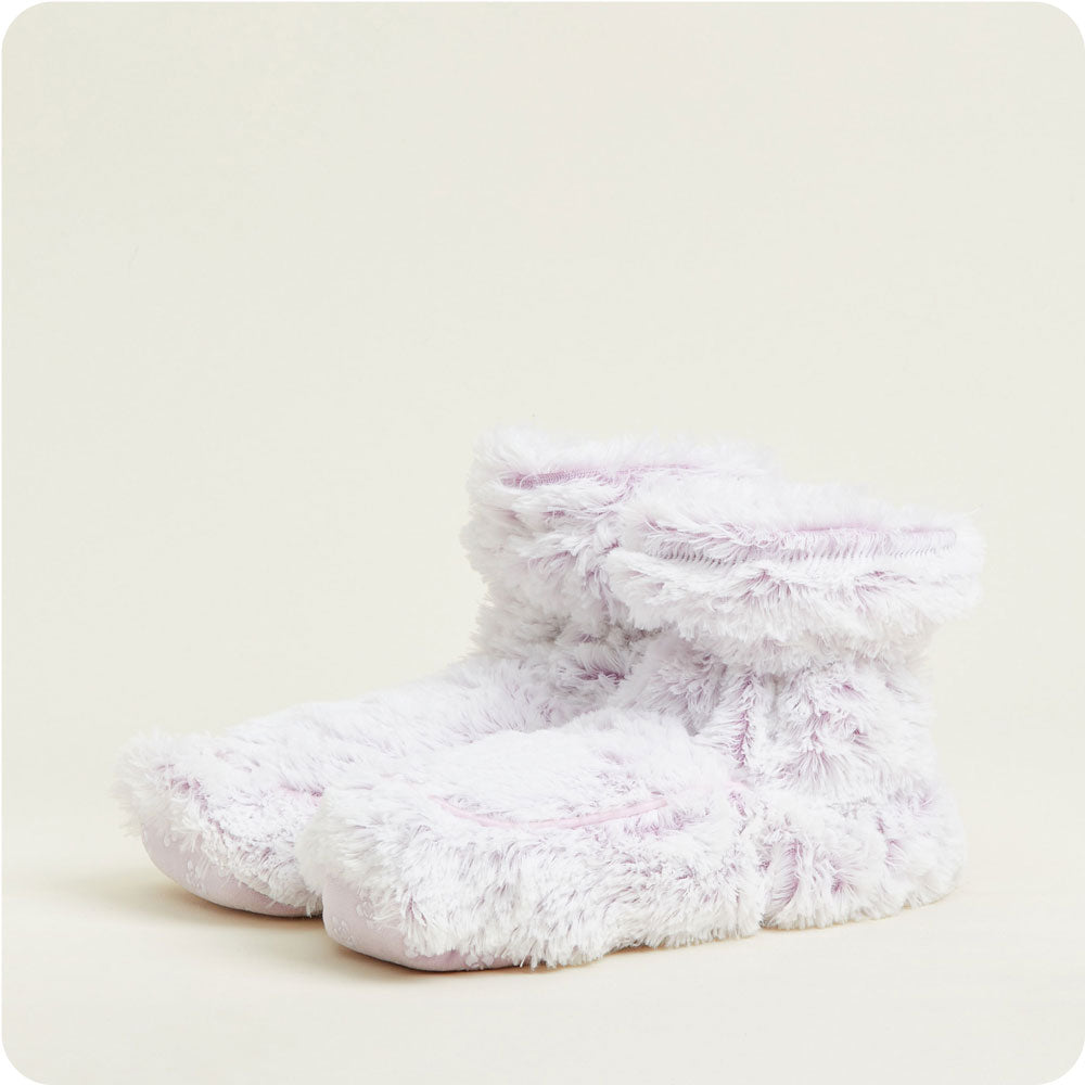 Cozy Lavender Scented Marshmallow Boots - Warmies® Plush Slippers for Women & Girls | Perfect for Relaxation, Stress Relief & Home Comfort