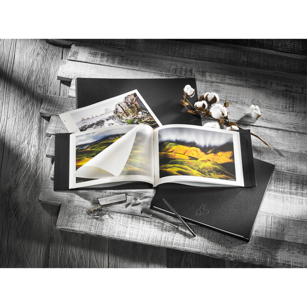 Hahnemuhle Black Linen Album Cover - Premium Photo Book for Professional Photography, Art Portfolios & Wedding Albums | Perfect for Archival Storage & Gift Giving