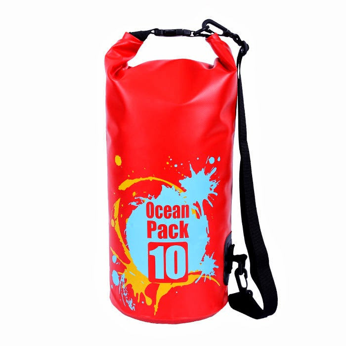 Karana Ocean Pack 10L Waterproof Dry Tube Bag - Splash Edition | Ideal for Kayaking, Boating, Swimming & Outdoor Adventures