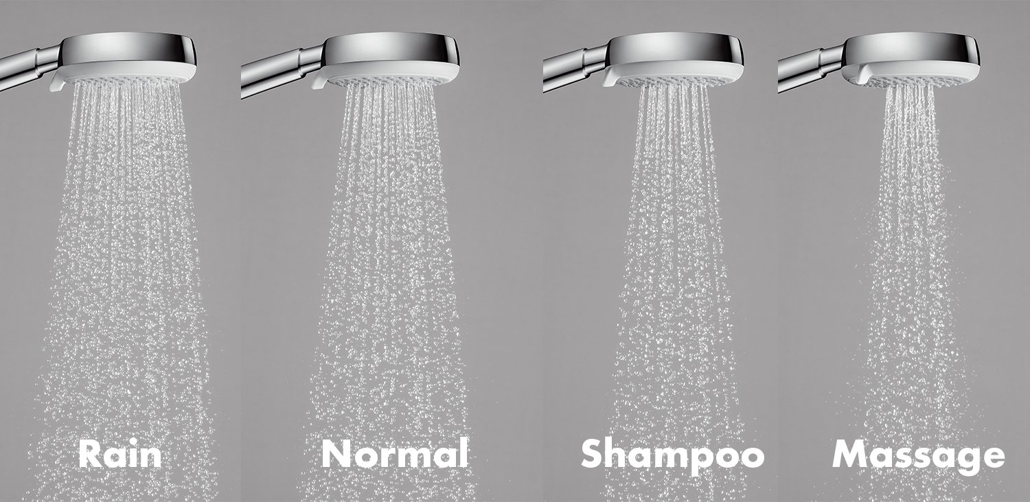 Hansgrohe Crometta 100 Shower Set with Vario Hand Shower & 90 cm Adjustable Shower Rail - Perfect for Modern Bathrooms & Spa-Like Shower Experience