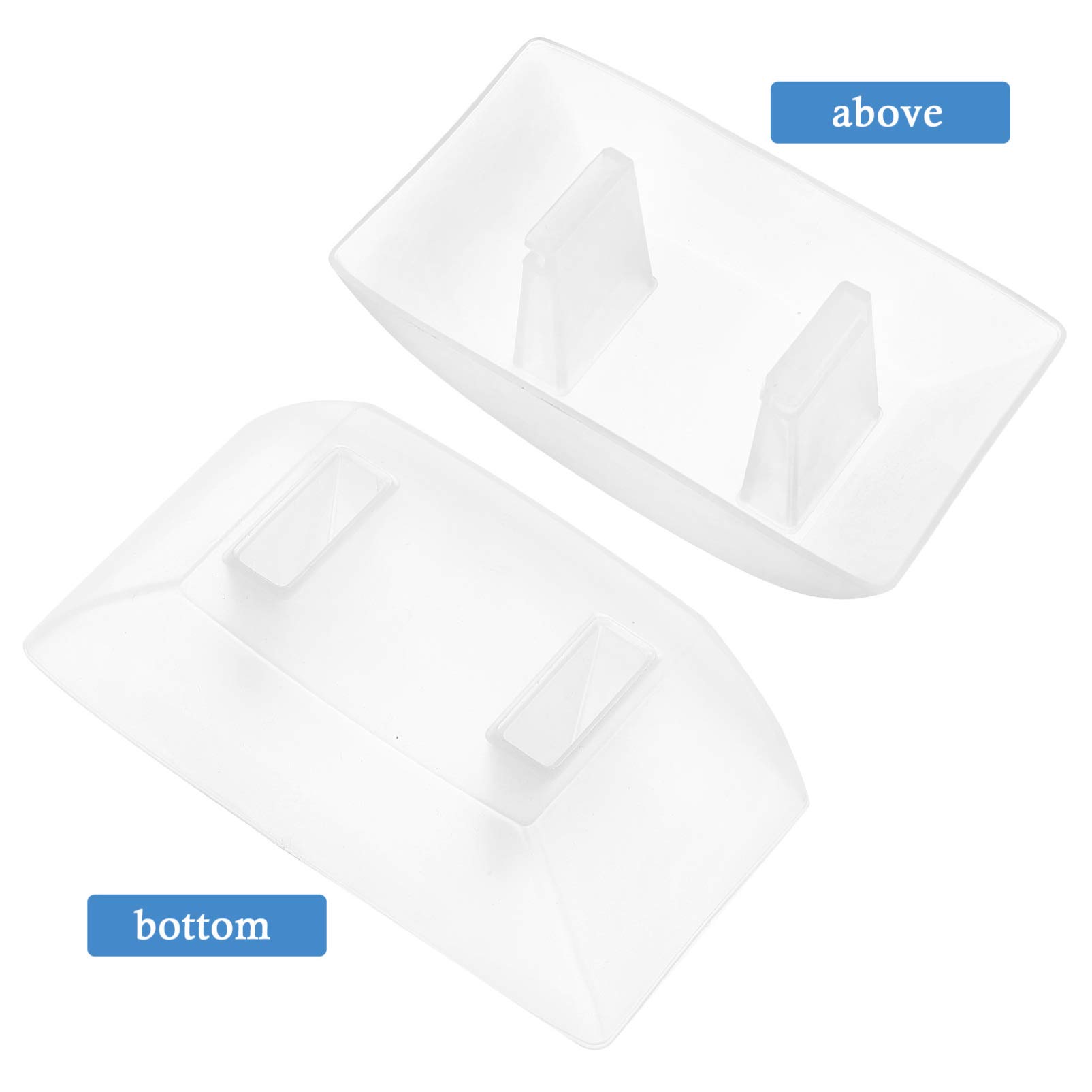 2 Pack Plastic Oil Collector Cups for Range Hood - Durable Oil Bowl & Oil Cup Set for Kitchen Grease Collection - Perfect for Stove Top, Cooktop, and Range Hood Maintenance
