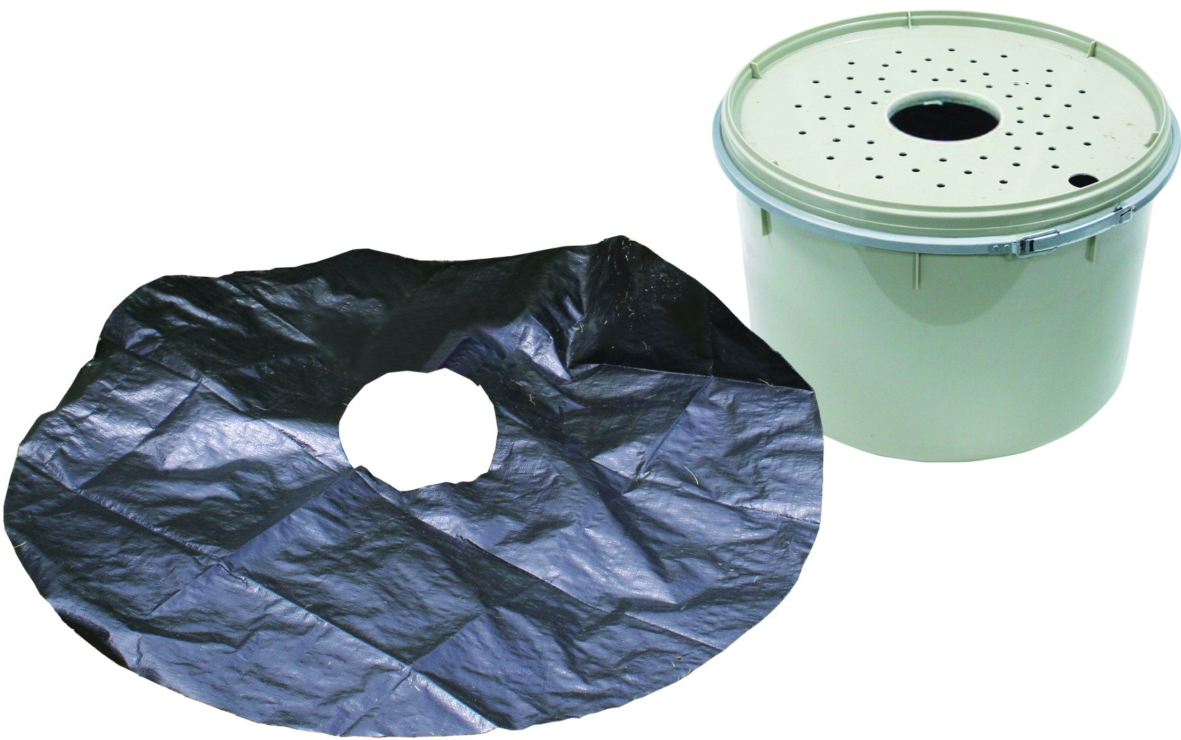 Aquascape 60000 DecoBasin Water Basin - 60L Grey Garden Water Feature for Ponds, Landscaping & Outdoor Decor | Perfect for Backyard, Patio & Zen Gardens