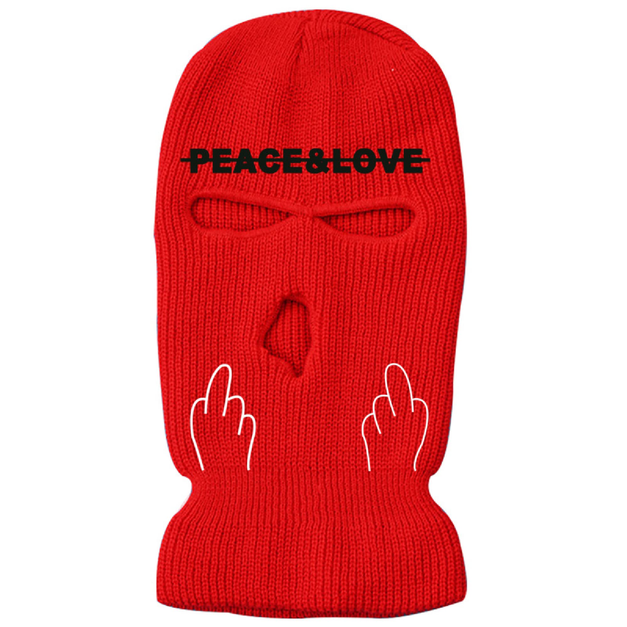 IMSMM 3-Hole Ski Mask - Wool Knit Winter Balaclava for Men & Women - Warm Windproof Face Cover for Skiing, Snowboarding, Cycling & Outdoor Activities