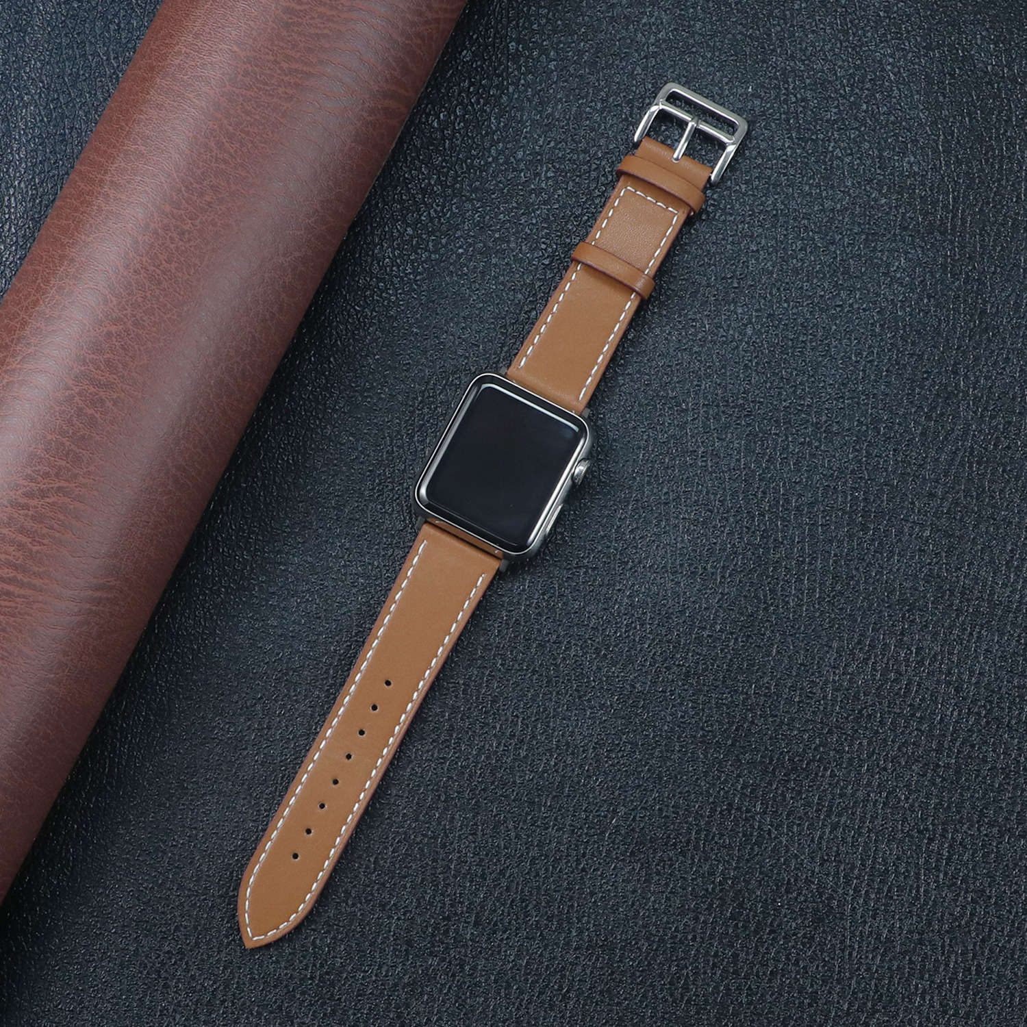 Classic Single Tour Leather Watch Straps - Genuine Leather Replacement Bands for Men & Women - Perfect for Dress Watches, Casual Wear & Everyday Use