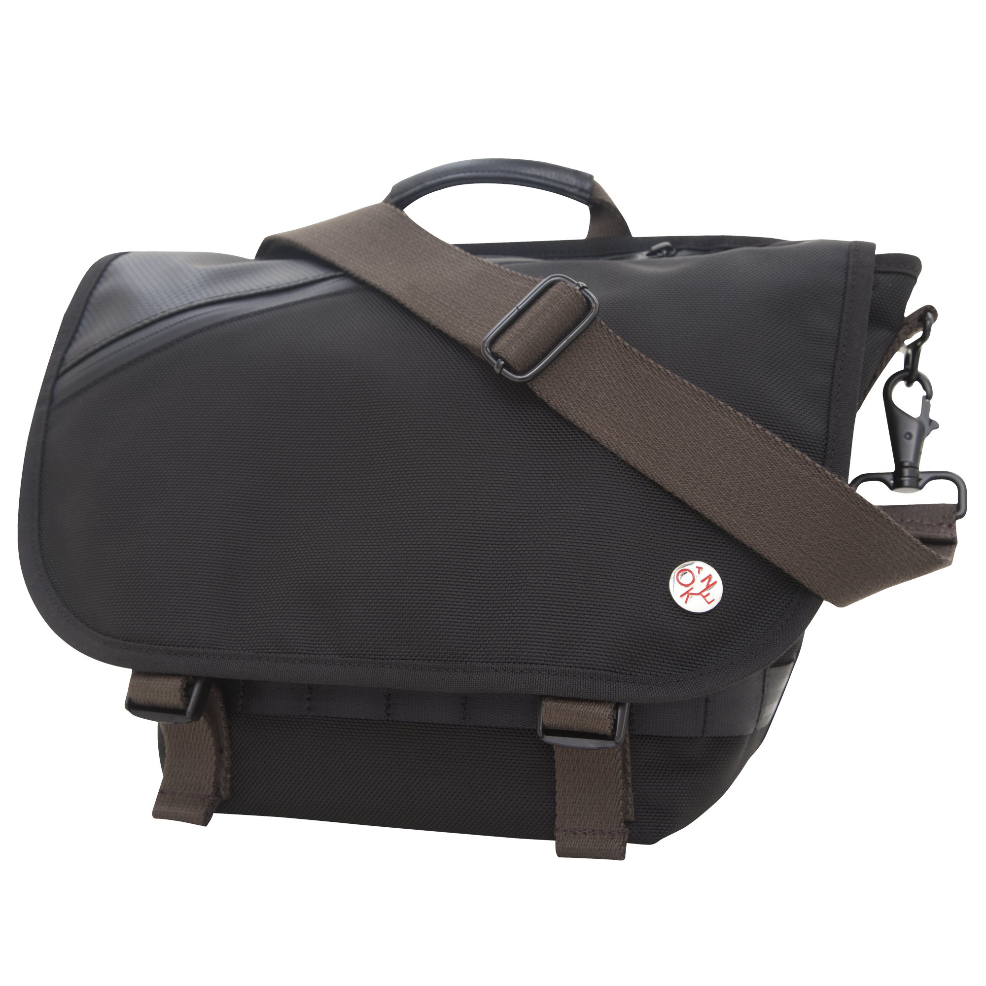 Grand Army Messenger Bag - Black One Size - Durable Crossbody Shoulder Bag for Men & Women - Perfect for Work, Travel & Everyday Use