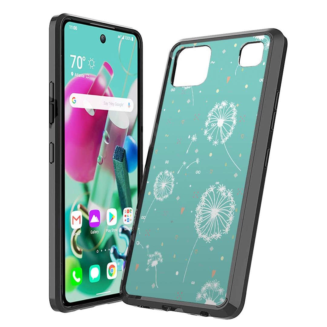 LG K92 5G Phone Case - Cute Dandelion Design for Women & Men | Slim Protective Cover for All Carriers | Perfect for Daily Use & Travel