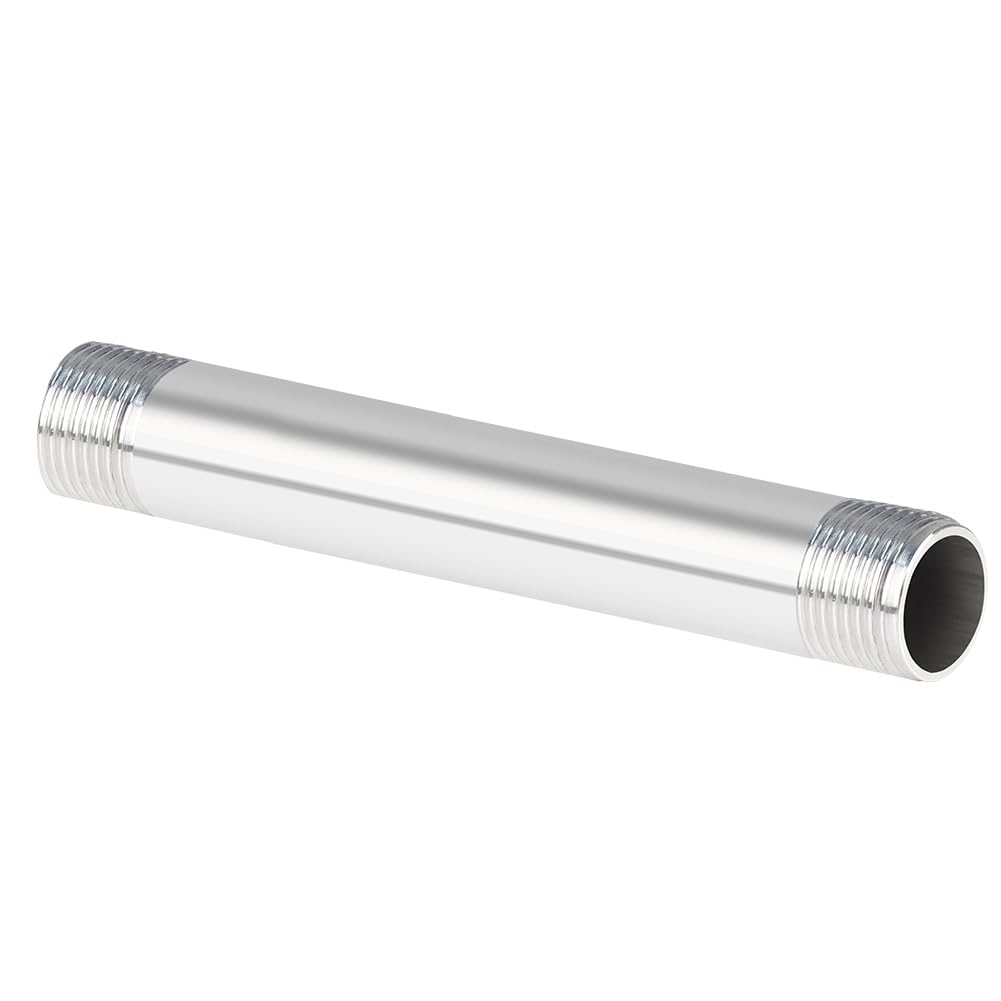 Quickun 304 Stainless Steel Nipple Pipe Fitting - 3/8