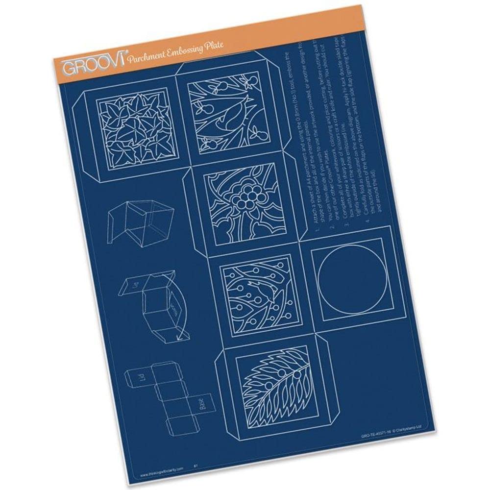 Groovi Plate - Box Template for Christmas - Perfect for Holiday Gift Wrapping, DIY Crafts & Festive Decorations