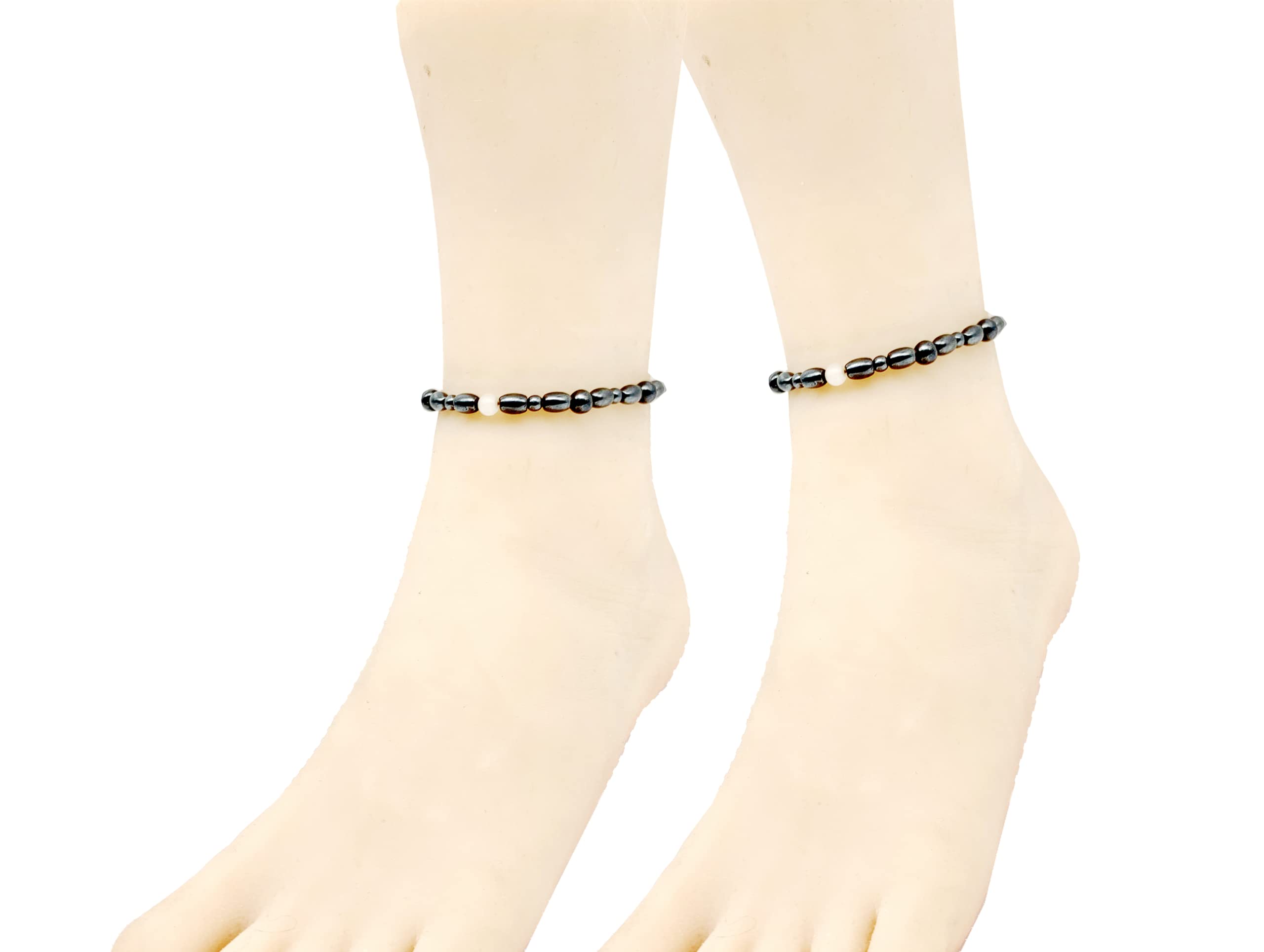 Magnetic Therapy Ankle Bracelet for Pain Relief - Copper & Neodymium Magnets - Adjustable for Men & Women - Ideal for Arthritis, Circulation & Sports Recovery