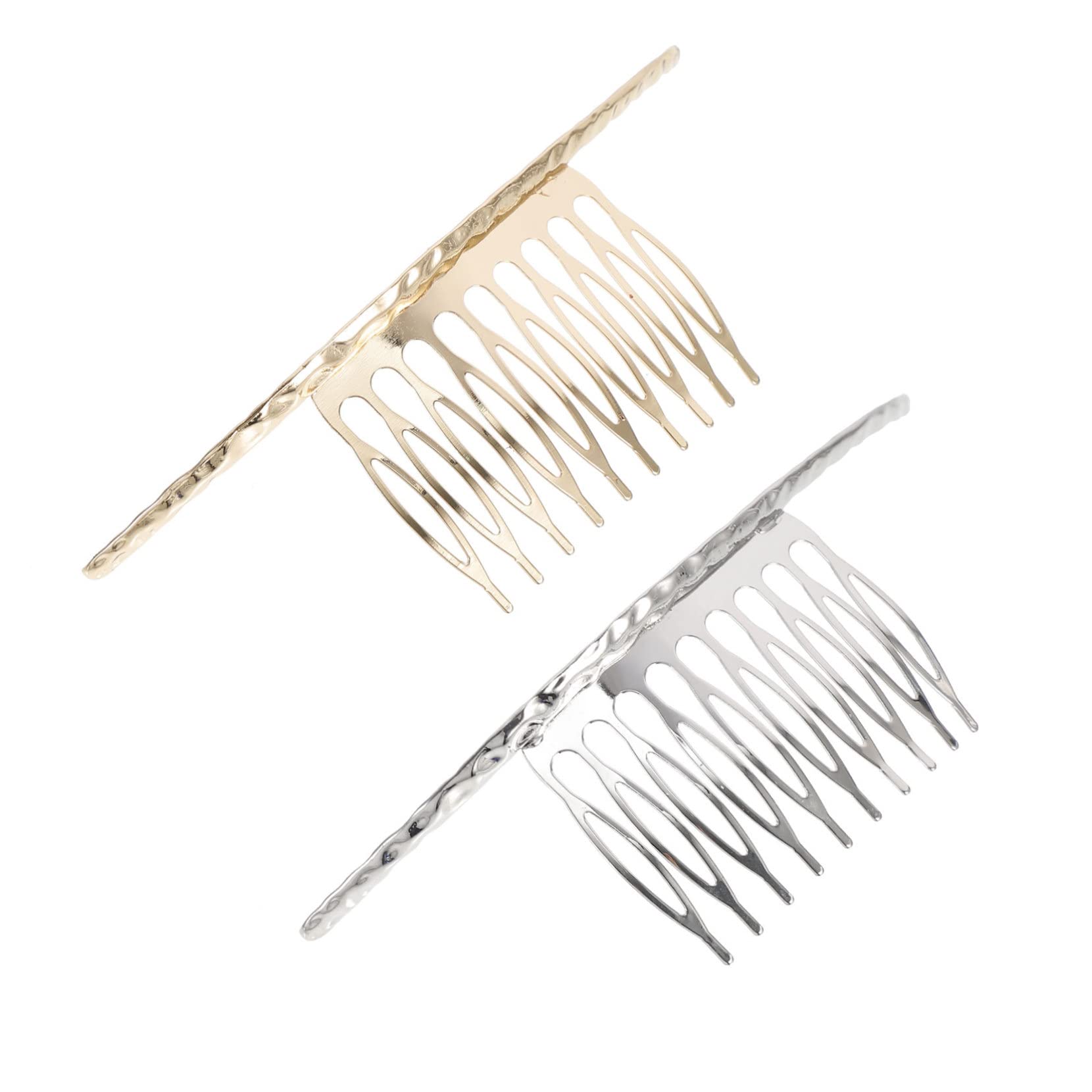 Beavorty 2pcs Women's Hair Clips - Elegant Bridal Hair Combs for Wedding, Prom & Special Occasions | Volumizing Hair Styling Insert Comb for Updos, Bouffant & Side Hairstyles