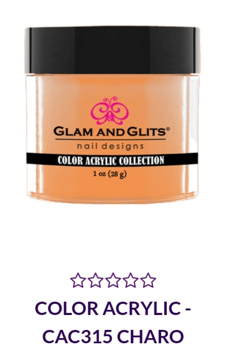 GLAM AND GLITS CHARO CA315 Nail Polish - 1 oz Vibrant Color Collections for Professional Salon & Home Manicures