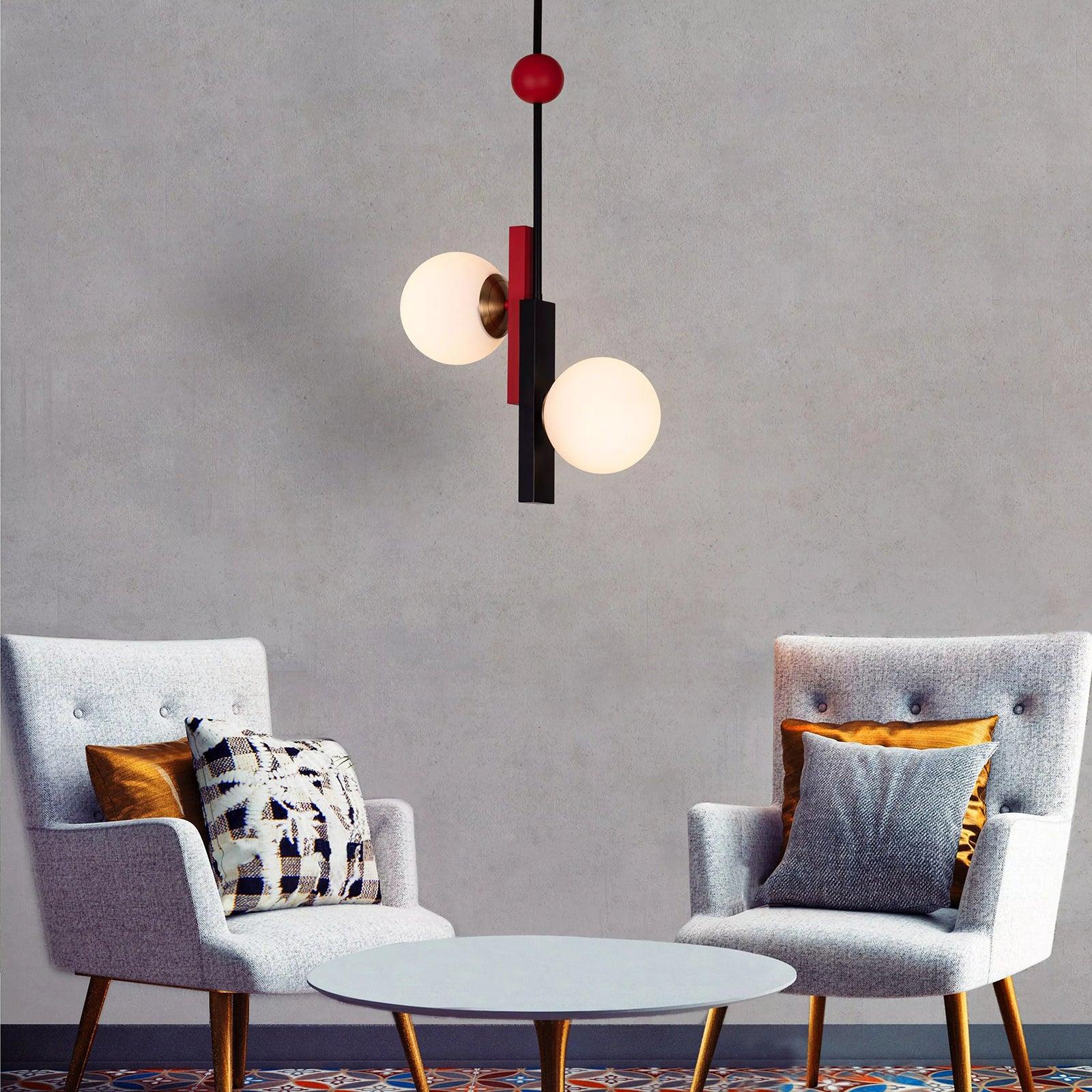 Elegant First Dance Pendant Lamp - Modern Glass Hanging Light Fixture for Dining Room, Bedroom & Living Room Decor | Perfect for Weddings, Romantic Dinners & Home Interior Design
