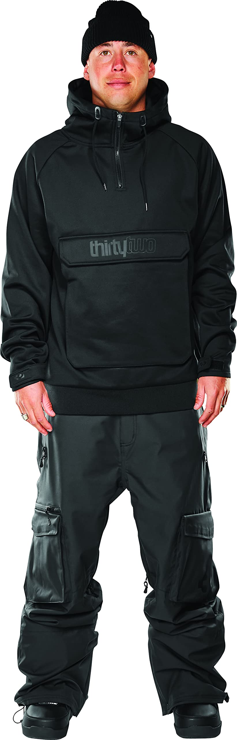 ThirtyTwo Men's Signature Tech Snow Sport Hoodie - Waterproof & Breathable Winter Jacket for Skiing, Snowboarding & Outdoor Activities