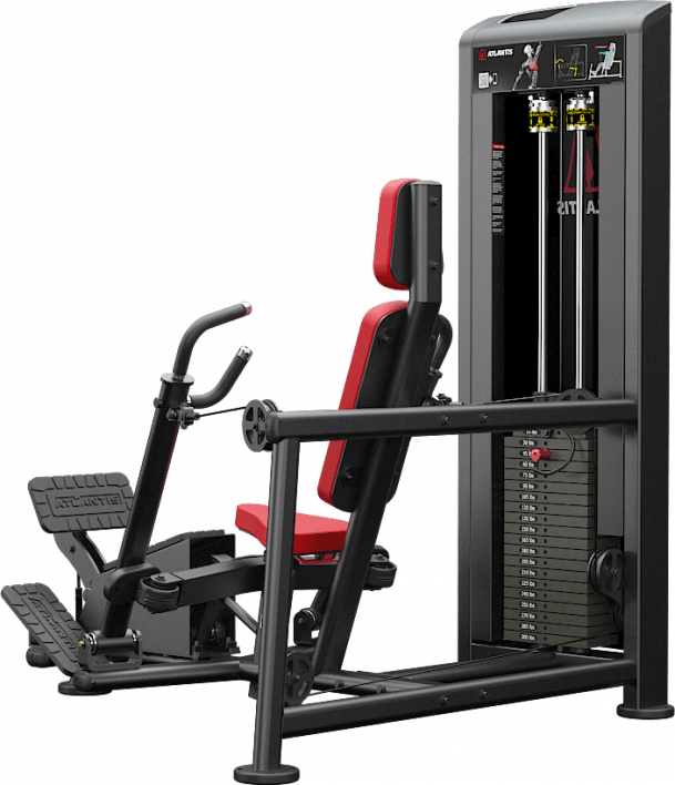 ATLANTIS Seated Converging Chest Press Machine - Professional Gym Equipment for Home & Commercial Use - Perfect for Strength Training & Muscle Building