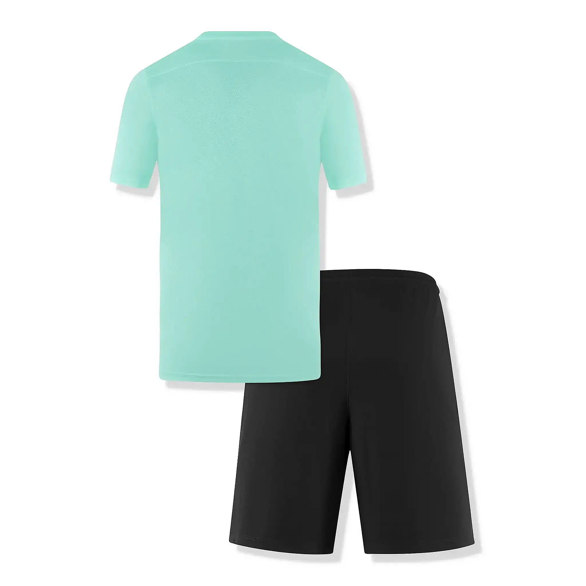 Nike Dri-FIT Park III Hyper Turquoise Black T-Shirt & Shorts Set - Moisture-Wicking Athletic Wear for Men - Perfect for Running, Gym Workouts & Casual Sports Activities
