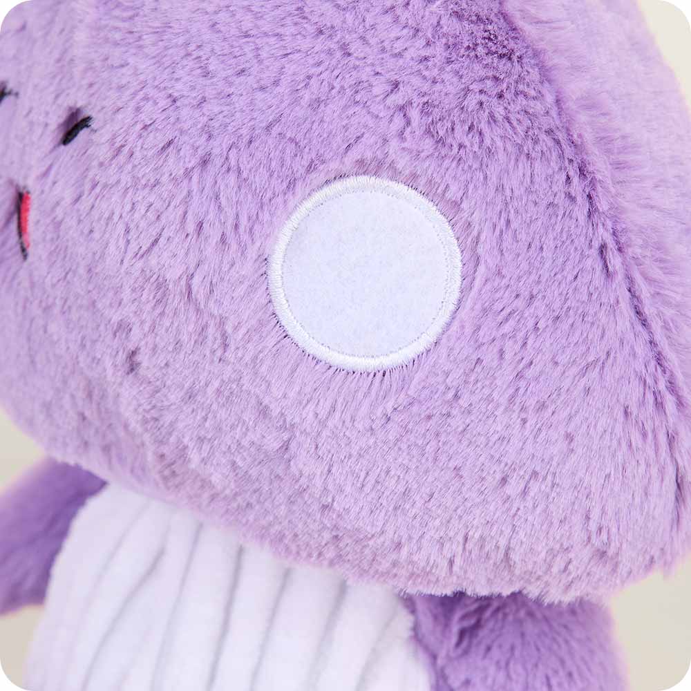 Purple Mushroom Warmies - Soft Plush Heating Pad for Kids & Adults - Microwaveable Warmable Stuffed Animal for Stress Relief & Comfort - Perfect for Relaxation, Sleep Aid, and Cold Weather Warmth