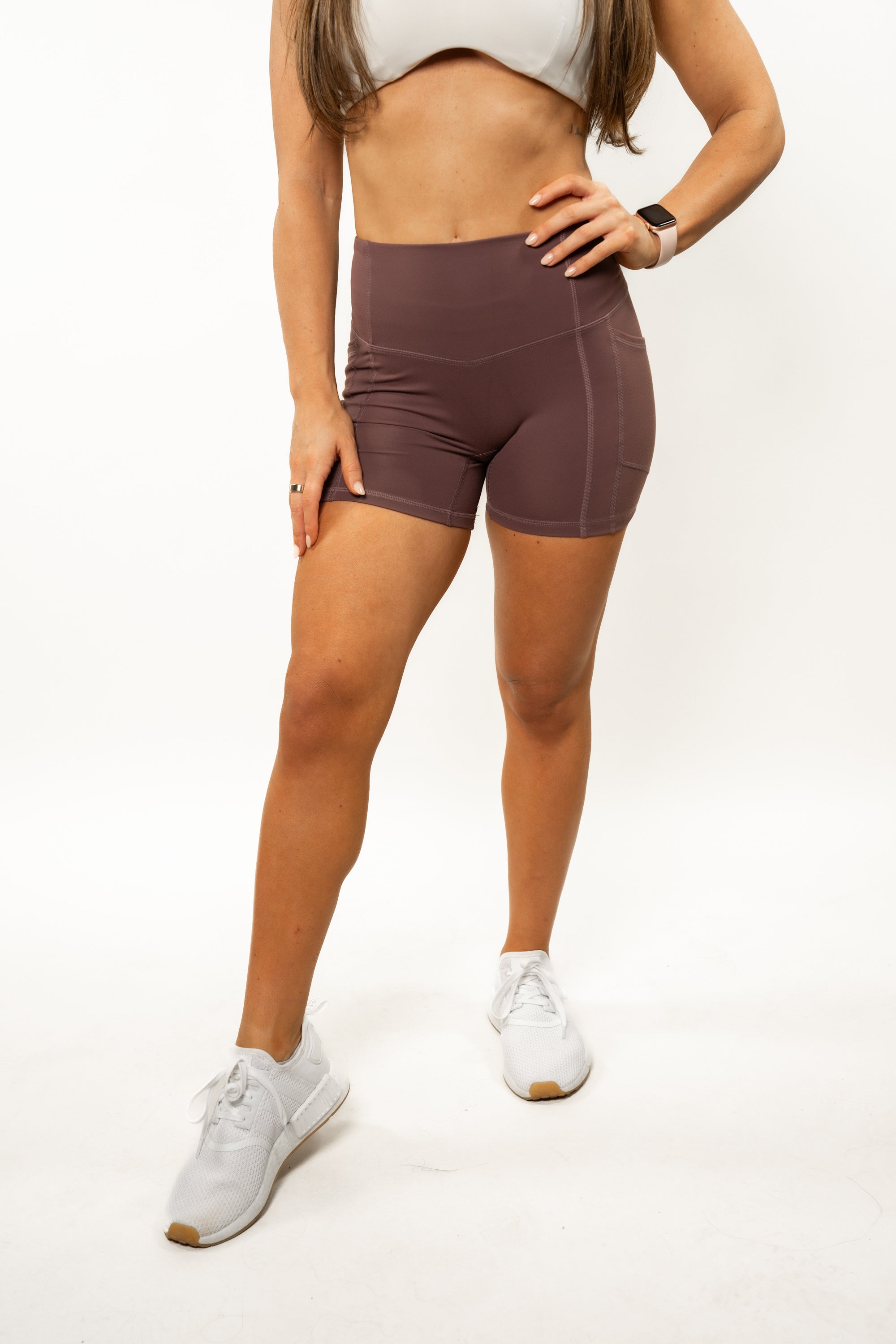 Effortless Heart Booty Shorts for Women - High Waisted Yoga Shorts with Butt Lifting Design - Perfect for Workout, Gym, and Lounge Wear