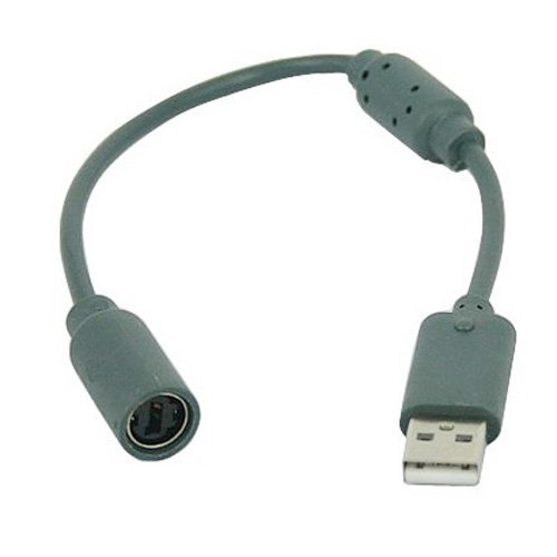 Xbox 360 USB Breakaway Cable Adapter with Remote Control - Replacement for Rock Band Guitar & Drums - Perfect for Gaming Accessories & Console Repairs