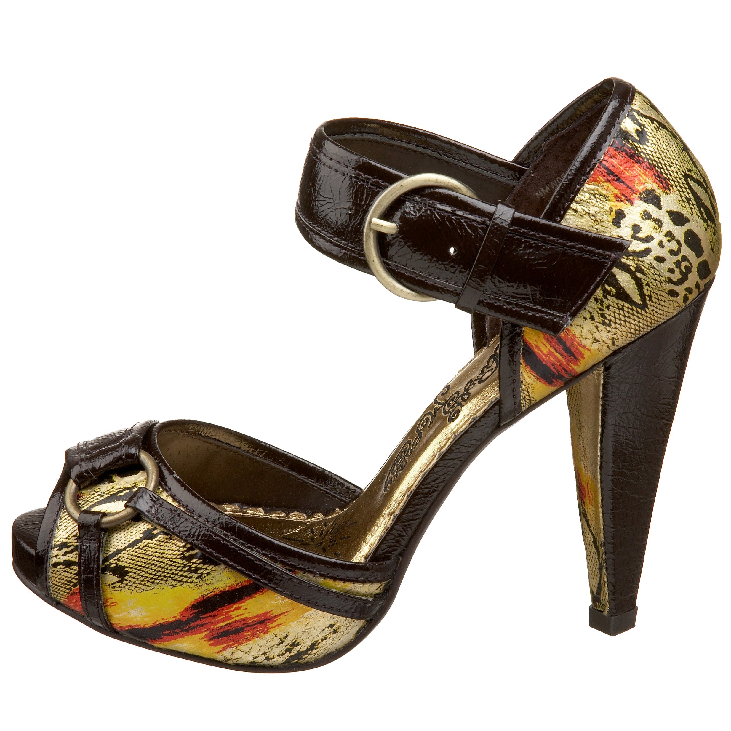 Naughty Monkey Women's Chutes and Ladders Leather Pump Shoes - Stylish & Comfortable Heels for Office, Party & Date Night