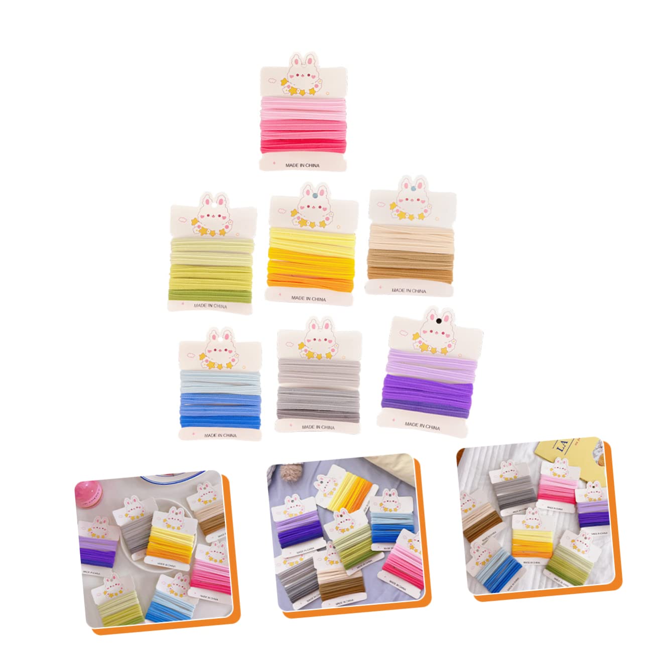 Baluue 175 Pcs Baby Hair Ties - Soft Rubber Band Hair Accessories for Girls & Toddlers - Perfect for Daily Use & Gifts