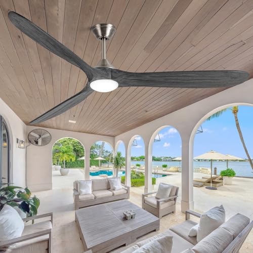 Nickel+Gray 70 inch ceiling fan