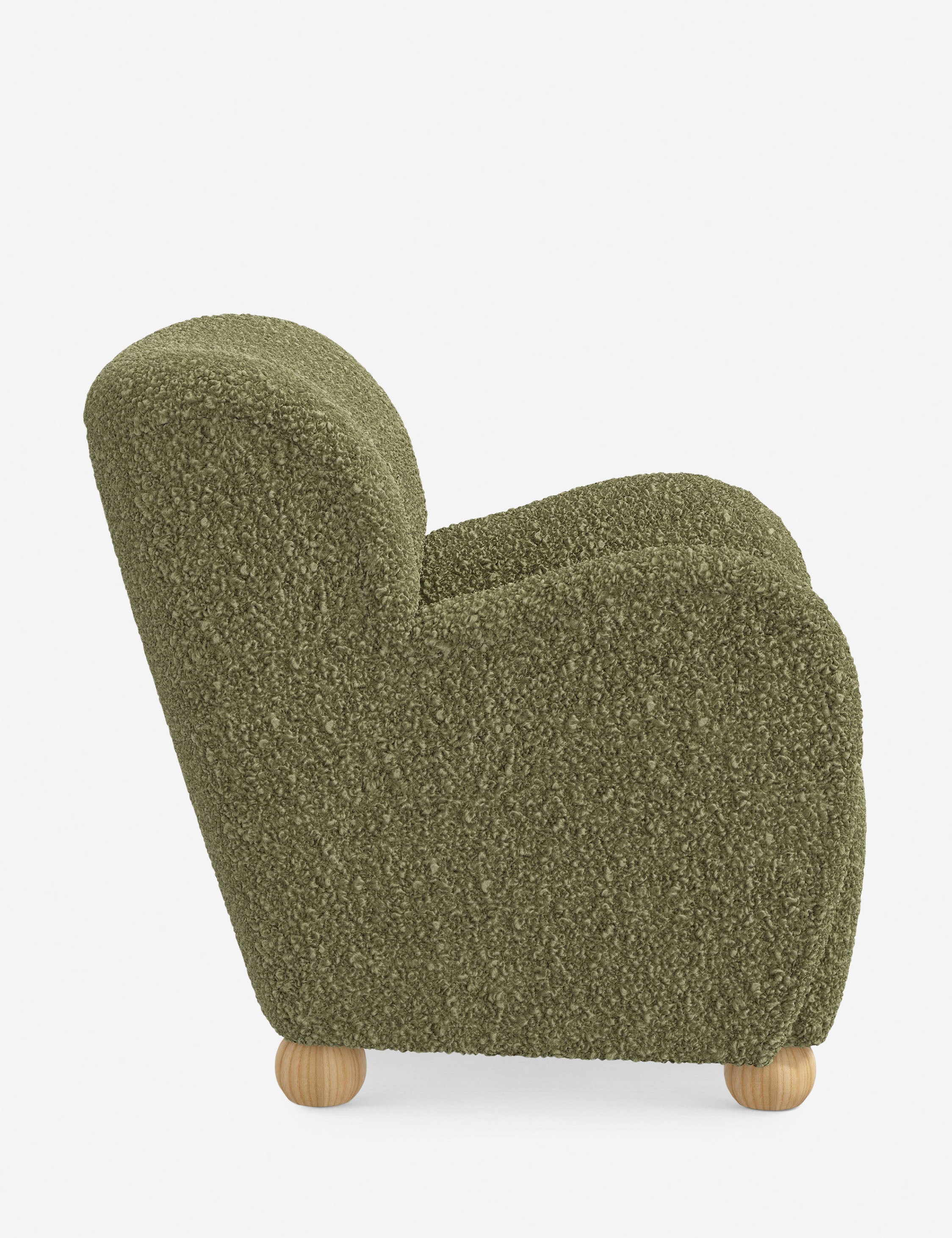 Baird Accent Chair - Modern Upholstered Lounge Chair for Living Room, Bedroom & Office - Stylish Comfortable Reading Chair with Wooden Legs - Perfect for Relaxing, Reading & Decorating Your Home