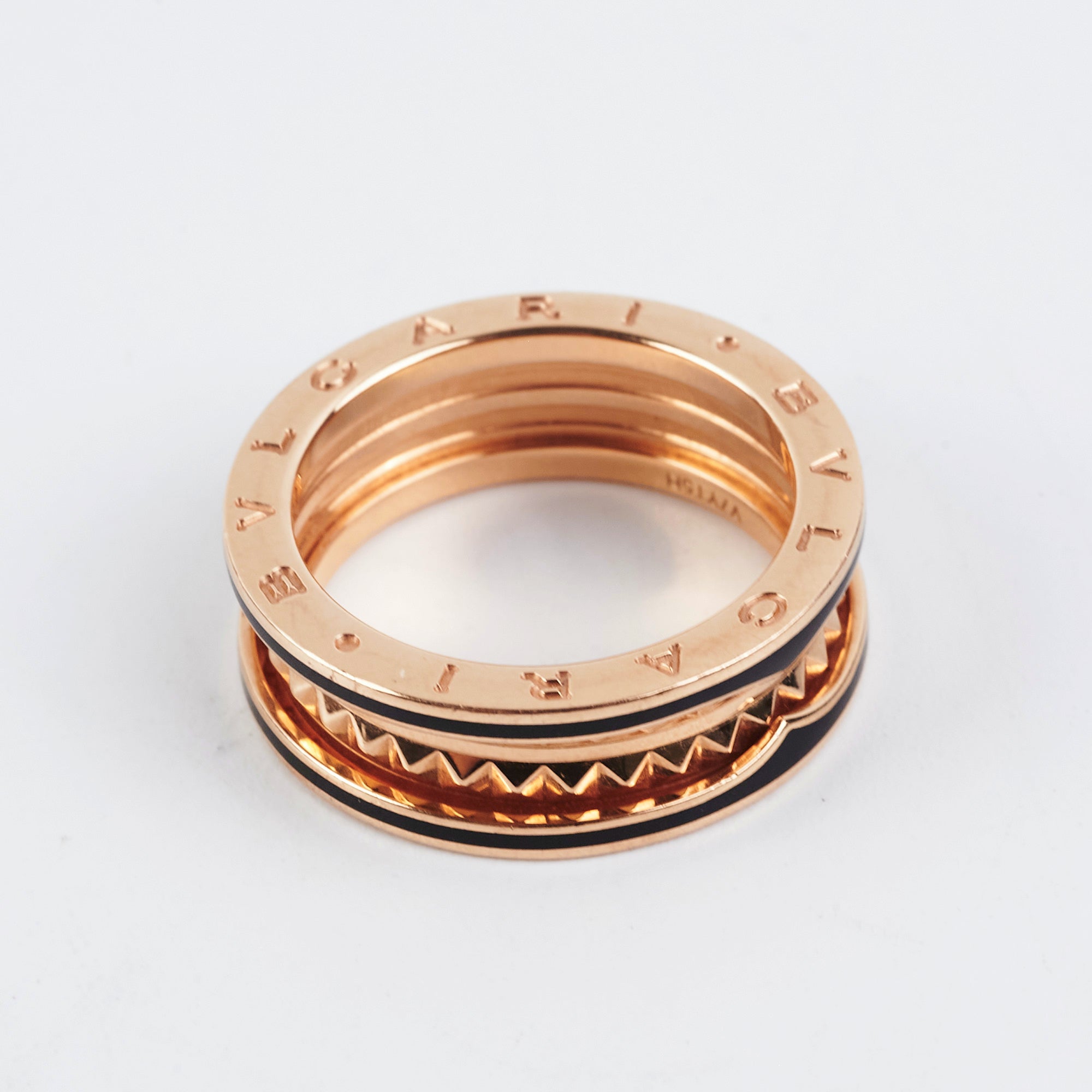 Bvlgari B.Zero1 Ring in 18K Rose Gold - Size 63 (US 9.5) | Luxury Italian Jewelry for Women, Gift for Anniversary & Special Occasions