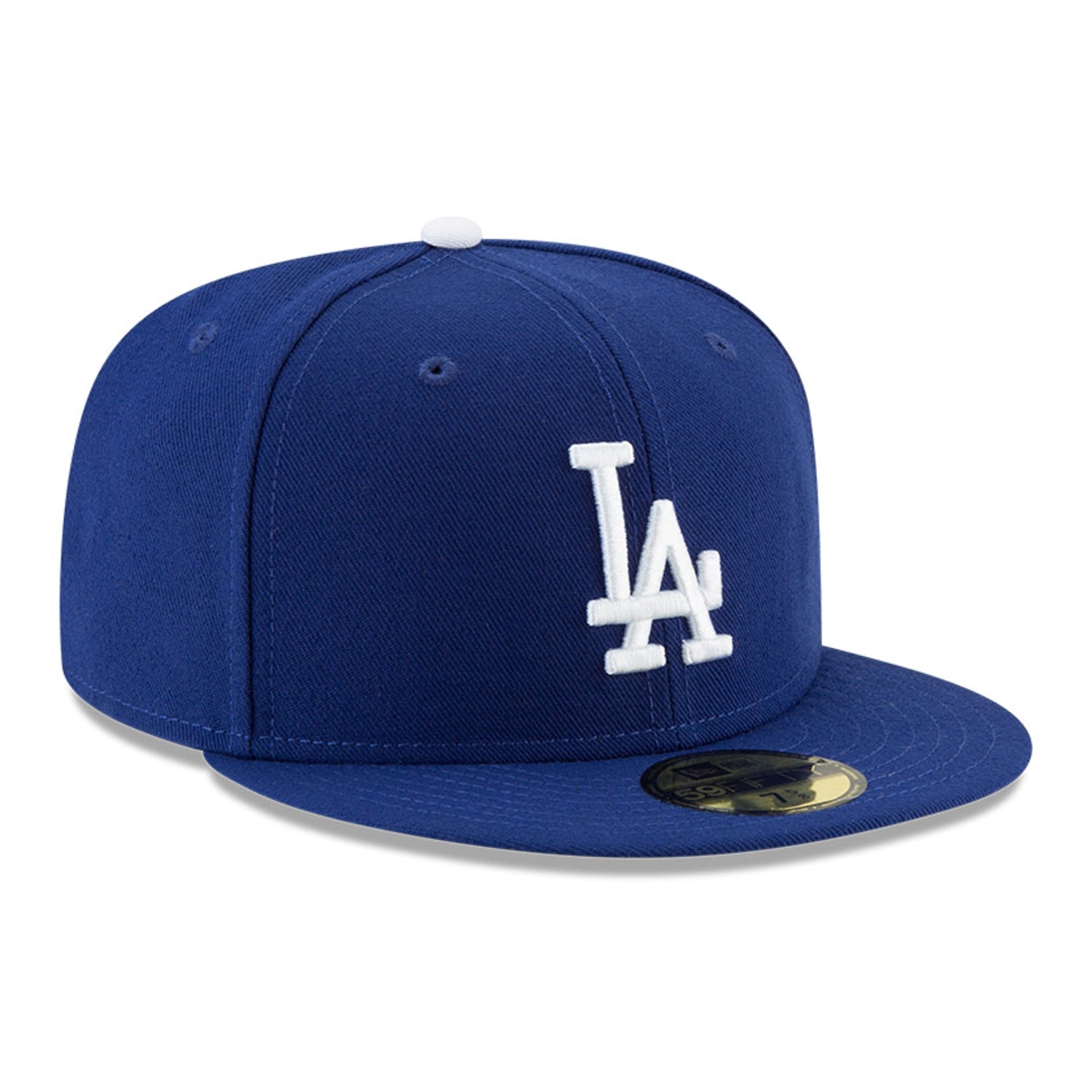 New Era 59Fifty Authentic MLB Baseball Cap - Los Angeles Dodgers Official Game Hat in Royal Blue | Perfect for Baseball Games, Sports Fans & Streetwear Fashion