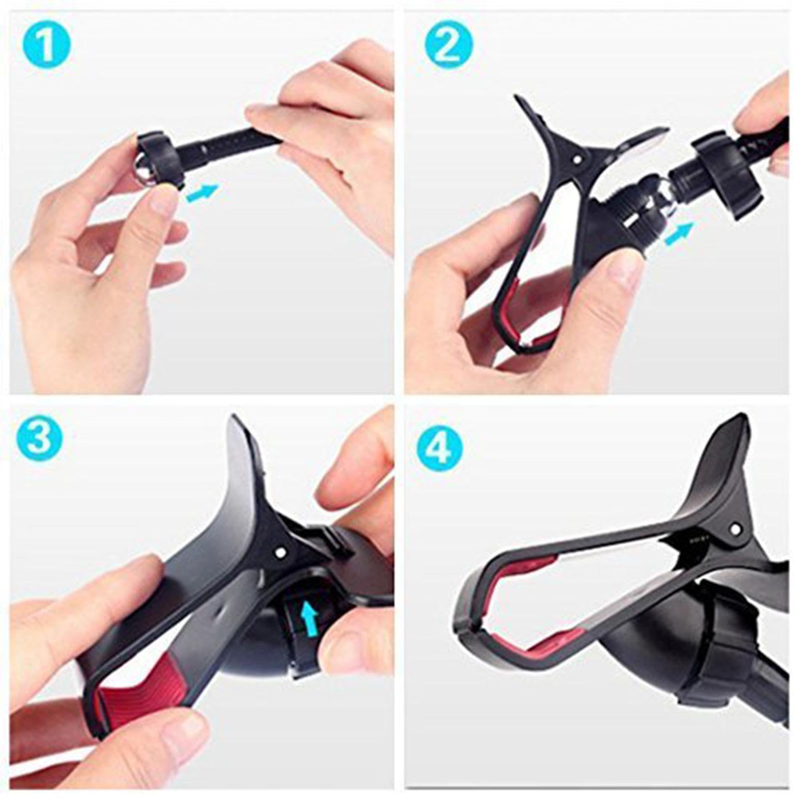 Flexible Gooseneck Phone Holder - Adjustable Bedside Stand for Hands-Free Viewing