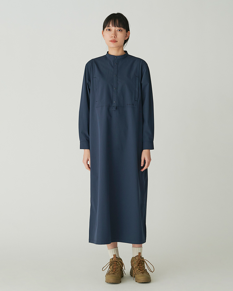 RW Transit Shirt Dress for Women - Casual Long Sleeve Button Down Tunic Top with Pockets | Perfect for Work, Travel & Everyday Wear