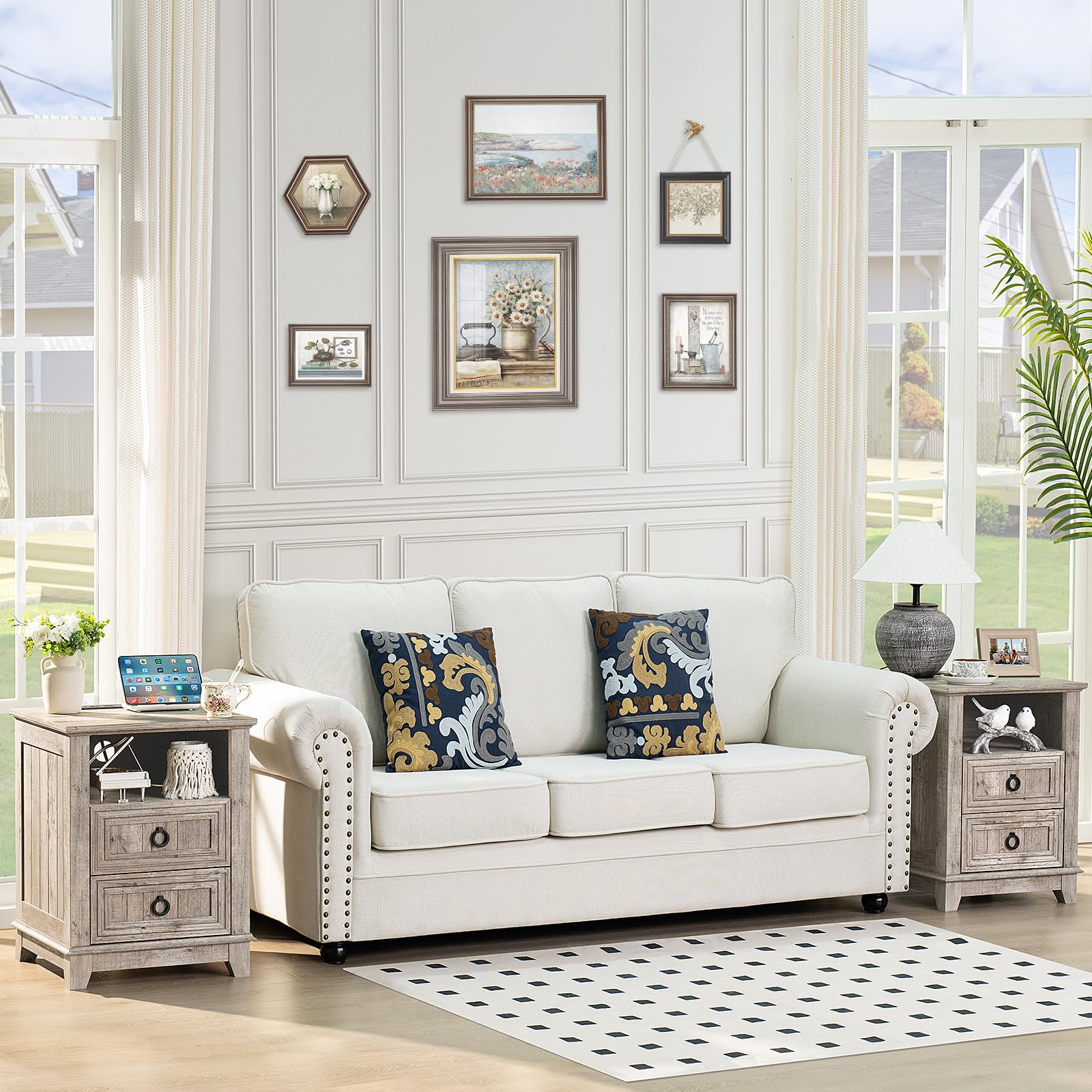 Farmhouse Style Bedroom Furniture Set - 54