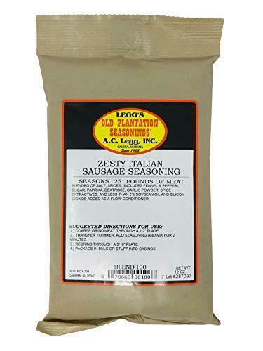 Legg's Zesty Italian Sausage Seasoning - Authentic Spice Blend for Pasta, Pizza & Grilling | Perfect for Homemade Italian Recipes & Meal Prep