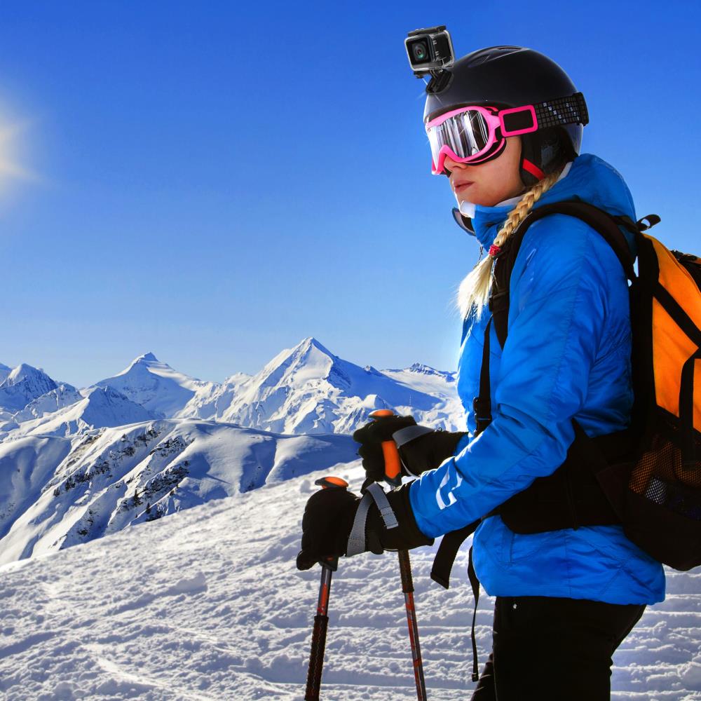 4K Ultra HD Compact Action Camera - Waterproof, WiFi, 20MP for Vlogging, Sports & Outdoor Adventures - Perfect for Travel, Surfing, Hiking & Underwater Recording