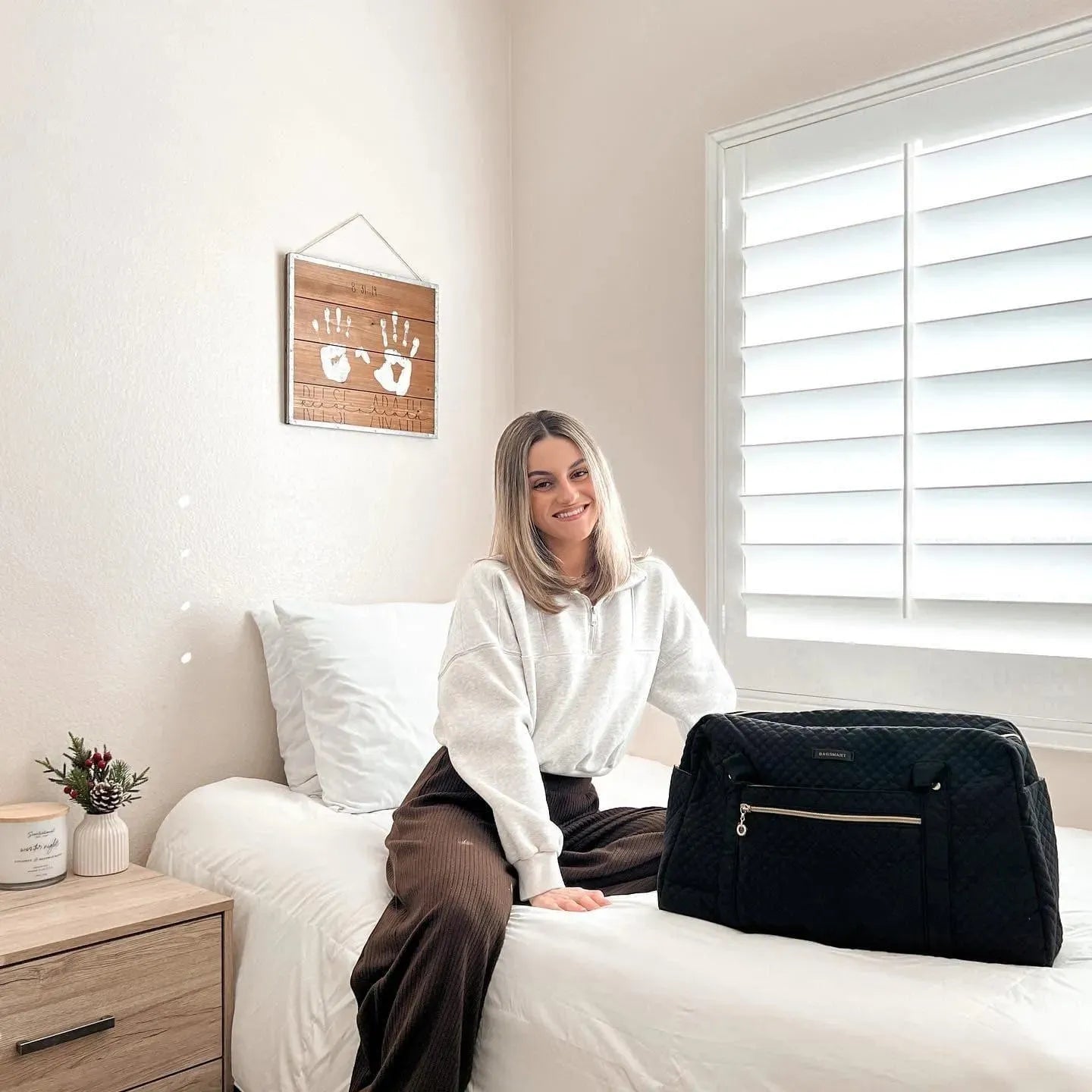 Large Weekender Overnight Bag with Shoe Compartment - Perfect Carry-On Luggage for Travel, Gym & Weekend Getaways