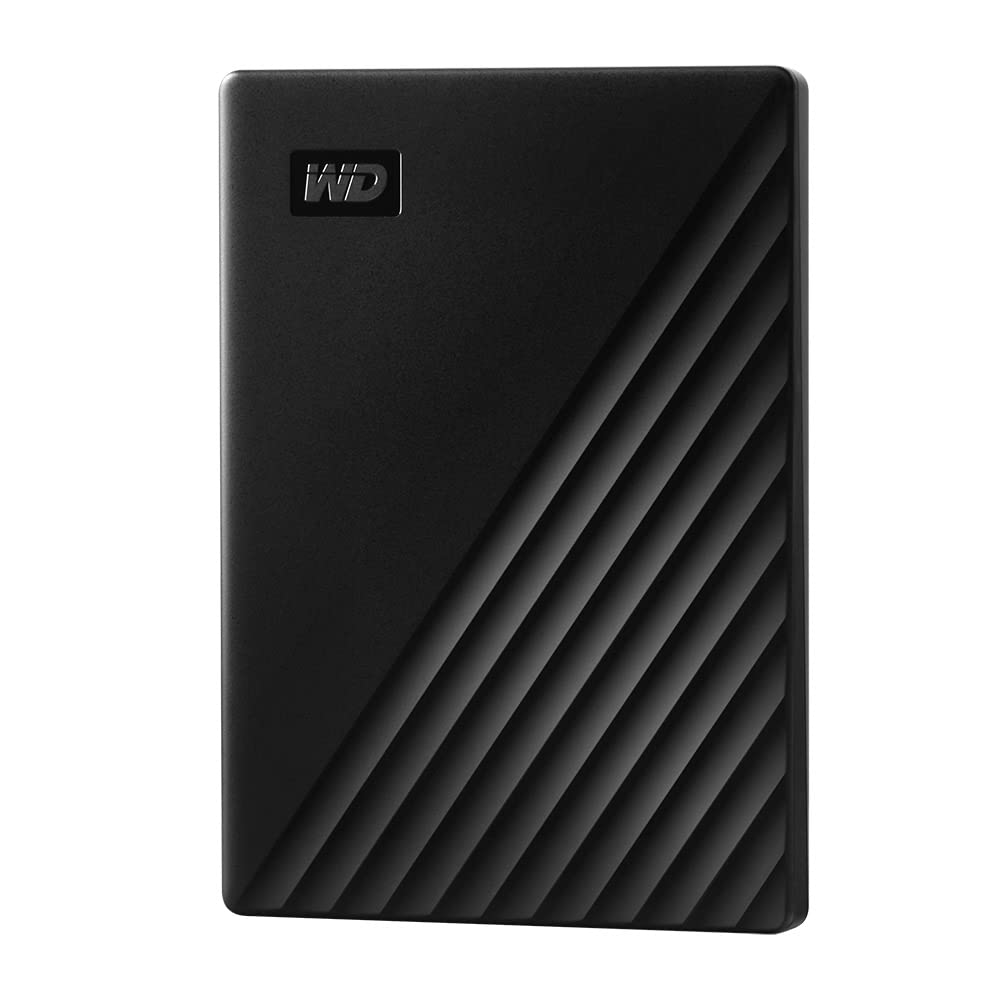 WD 2TB My Passport Portable External Hard Drive - USB 3.1/USB 3.0 Compatible, Password Protection & Ransomware Defense - Perfect for Data Backup, Travel & Secure File Storage (Model: WDBYVG0020BBK-WESN)