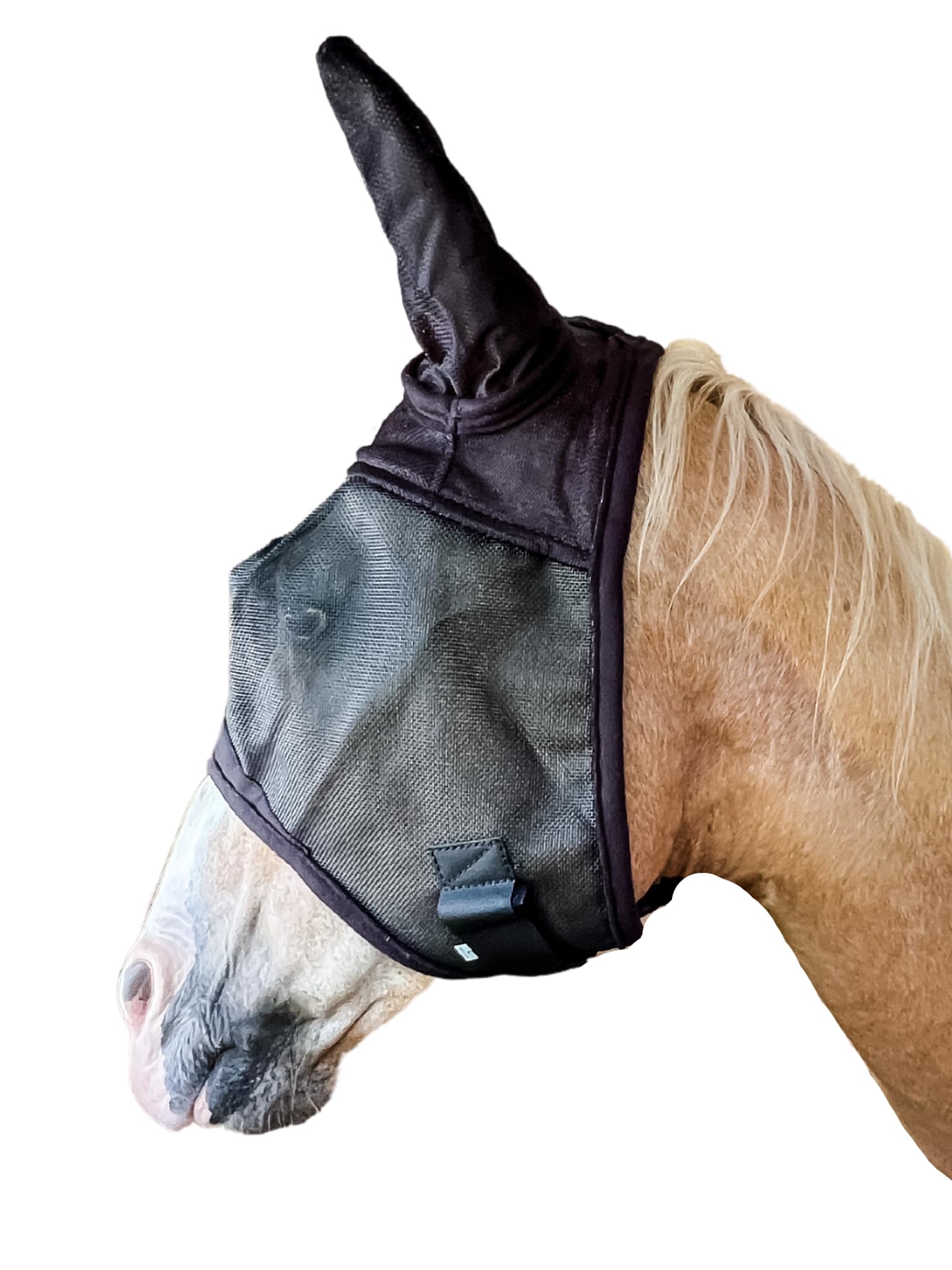 AJ Tack Fly Mask with Ears - Small Horse Fly Mask for Summer Protection - Perfect for Riding, Training, and Pasture Use